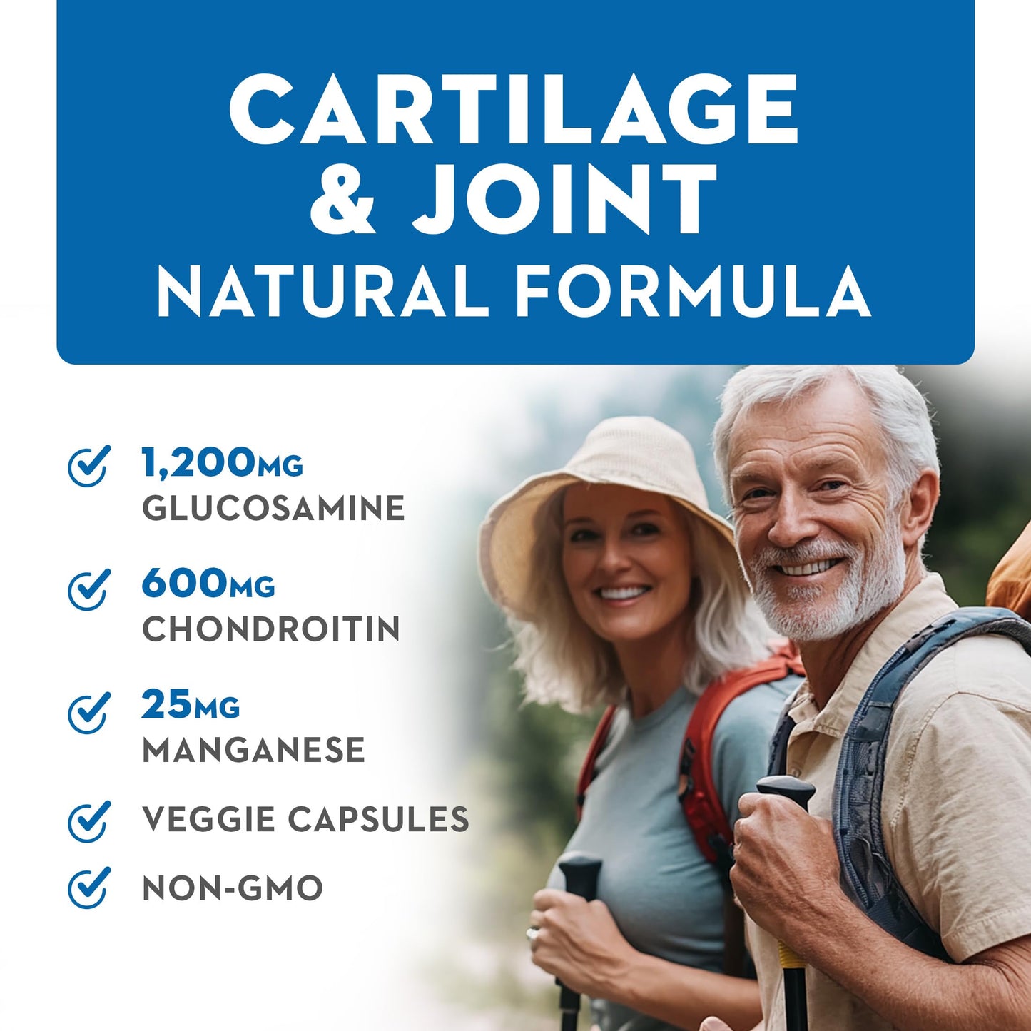 Vitaminerals Glucosamine Joint Support Glucosamine-Chondroitin Complex Capsule 90