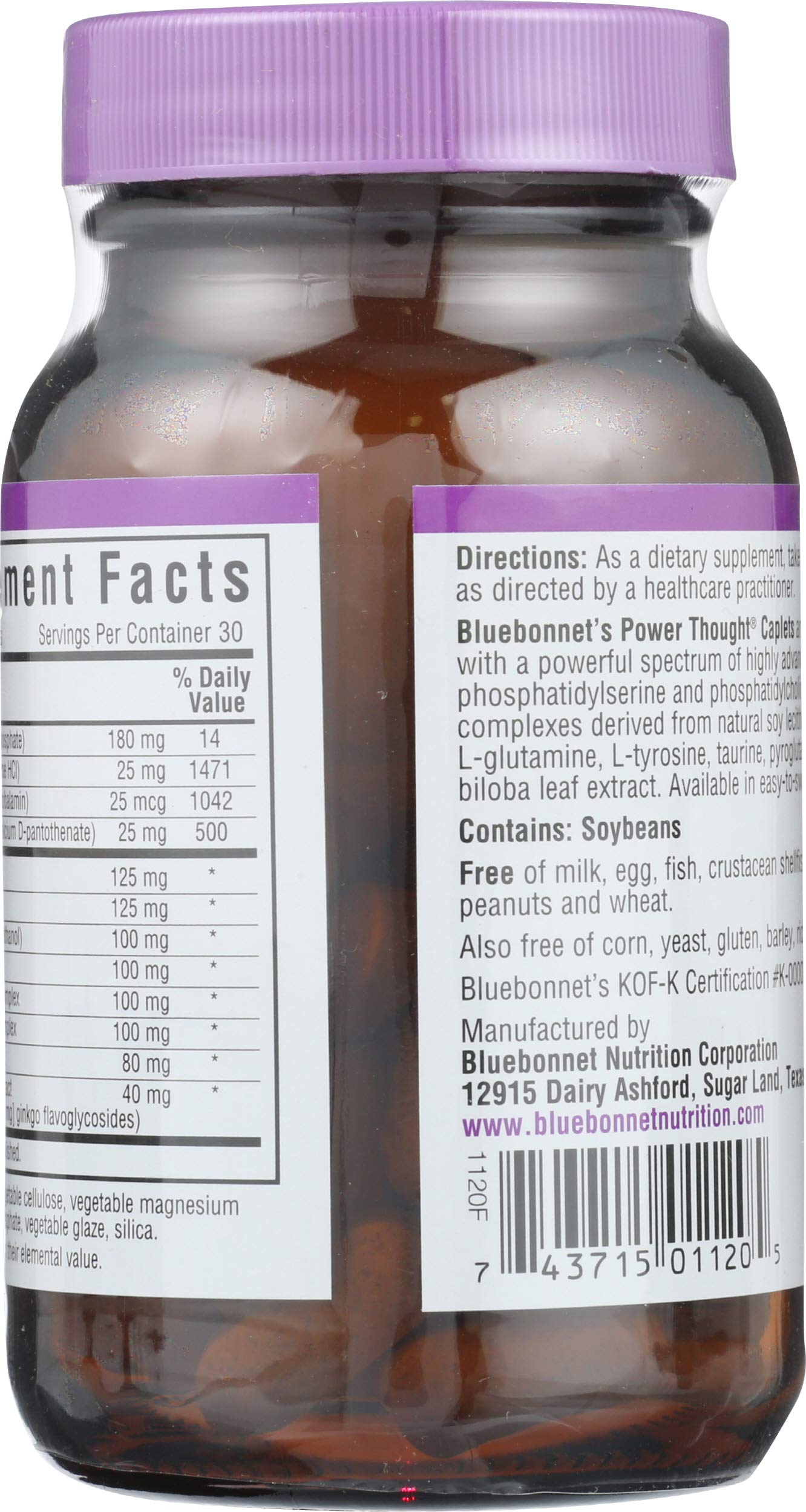 BlueBonnet Power Thought Tablets, 60 Count