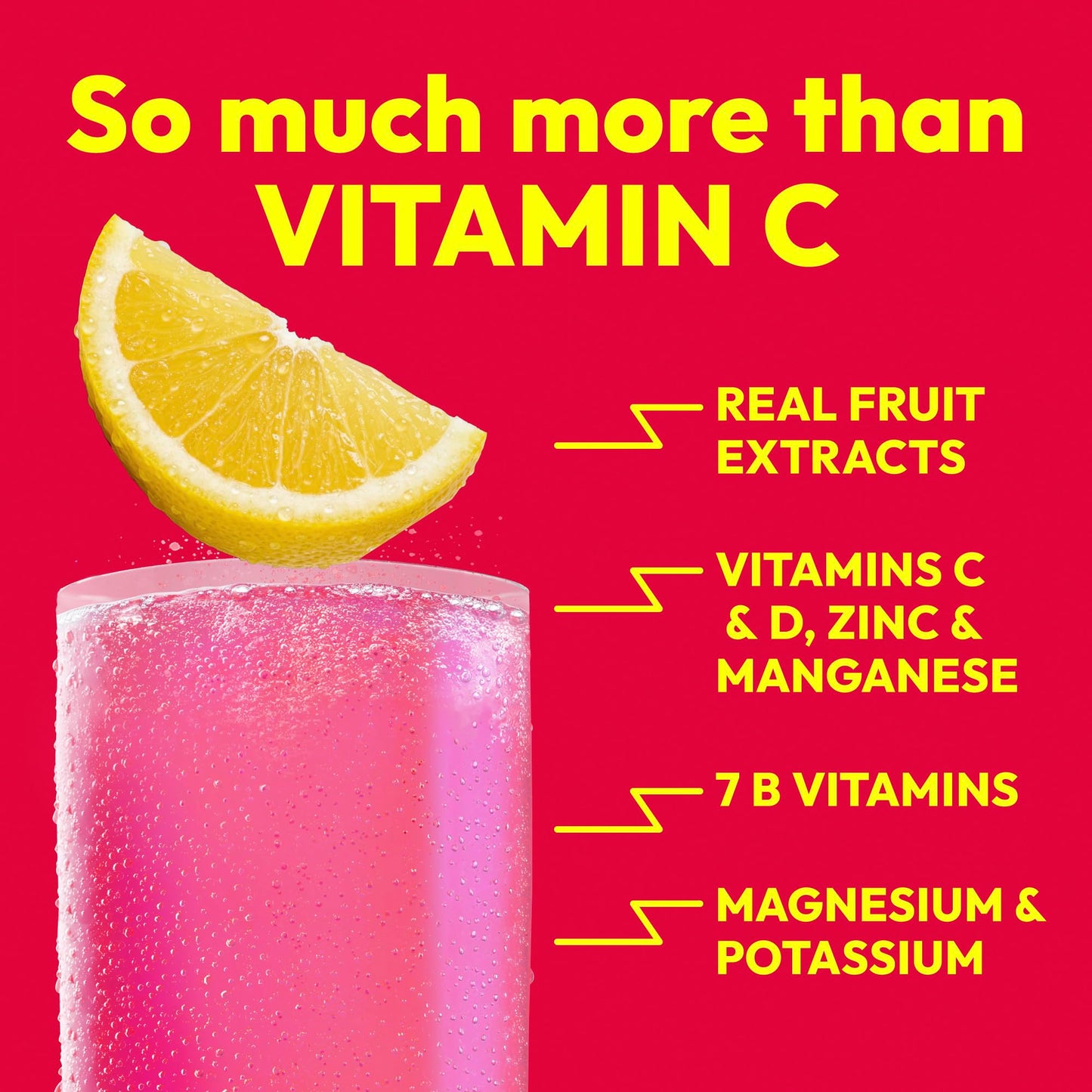 Emergen-C Vitamin C 1000mg Immune Support Powder Pink Lemonade, 9.9 Ounce