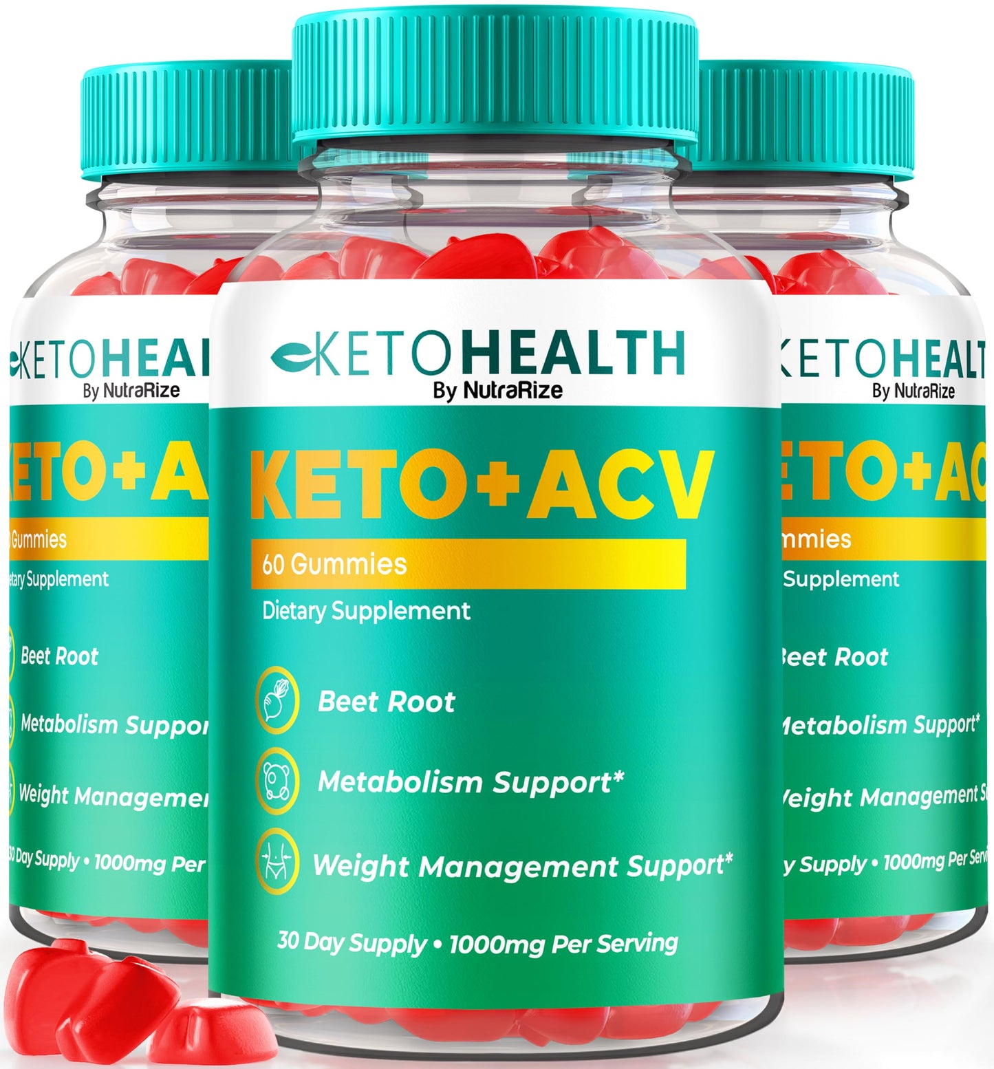 NutraRize Keto Health ACV Gummies 180 Gummies