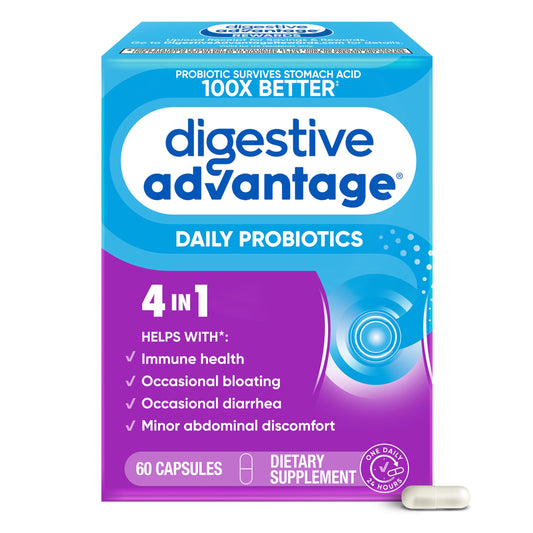 Digestive Advantage Probiotics for Digestive Health Capsule, 60 Count