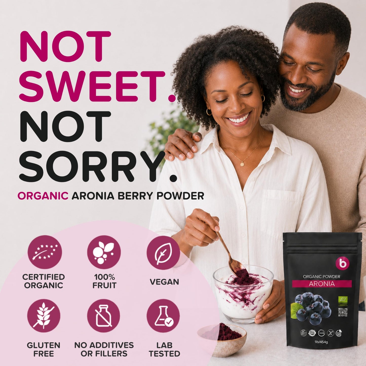 b Aronia Berry Powder, 16 Ounce