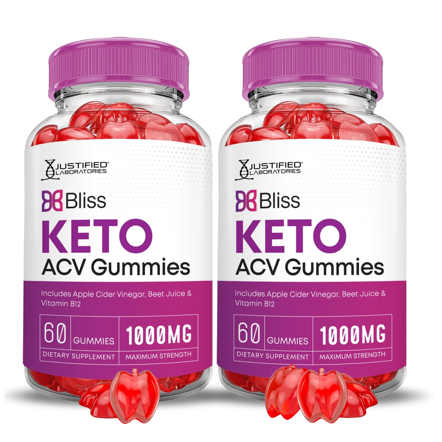 Justified Laboratories Bliss Keto ACV Gummies Gummy 120