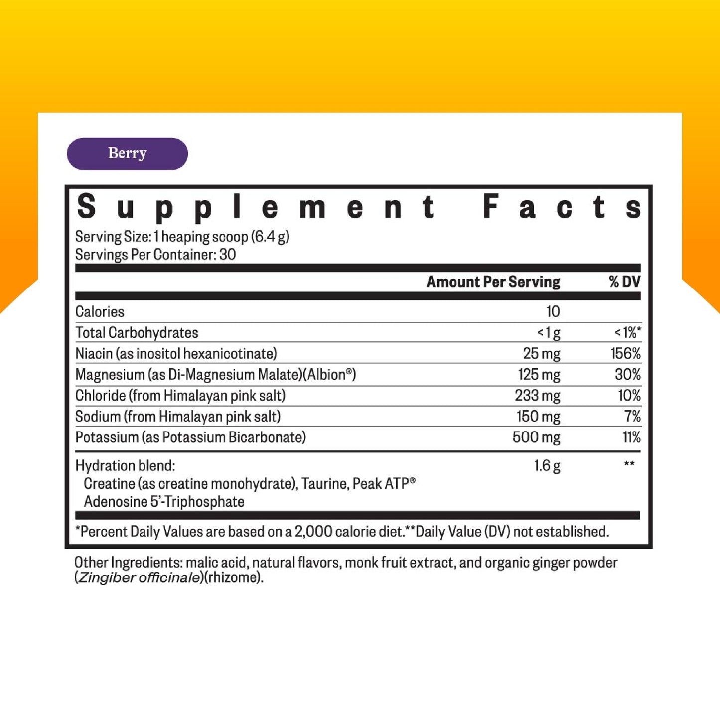 Seeking Health Electrolyte Powder Lemonade & Berry (30/30 Servings)