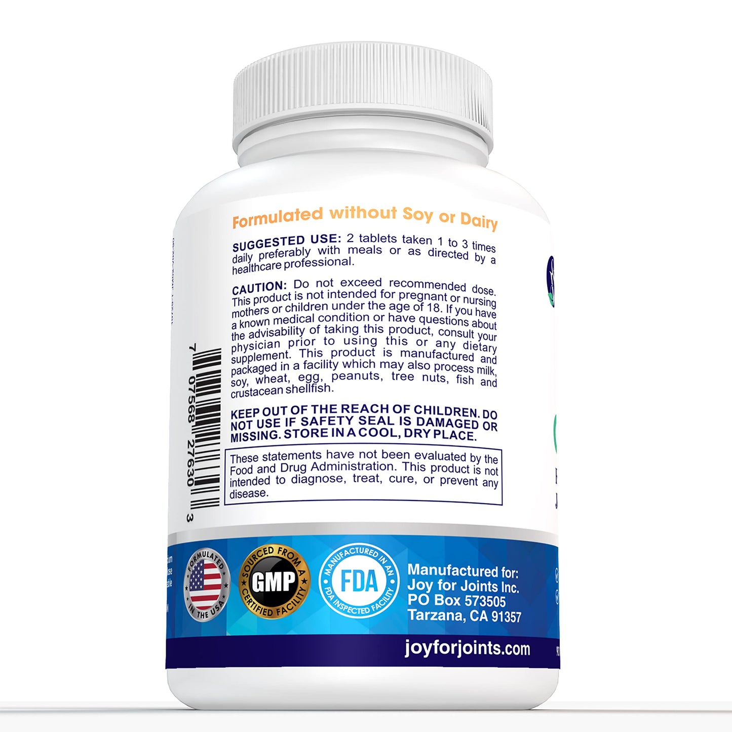 Vitality Span Glucosamine Chondroitin MSM Supplement 1900mg – High Potency Complex with Green Lipped Mussel, 90 Tablets