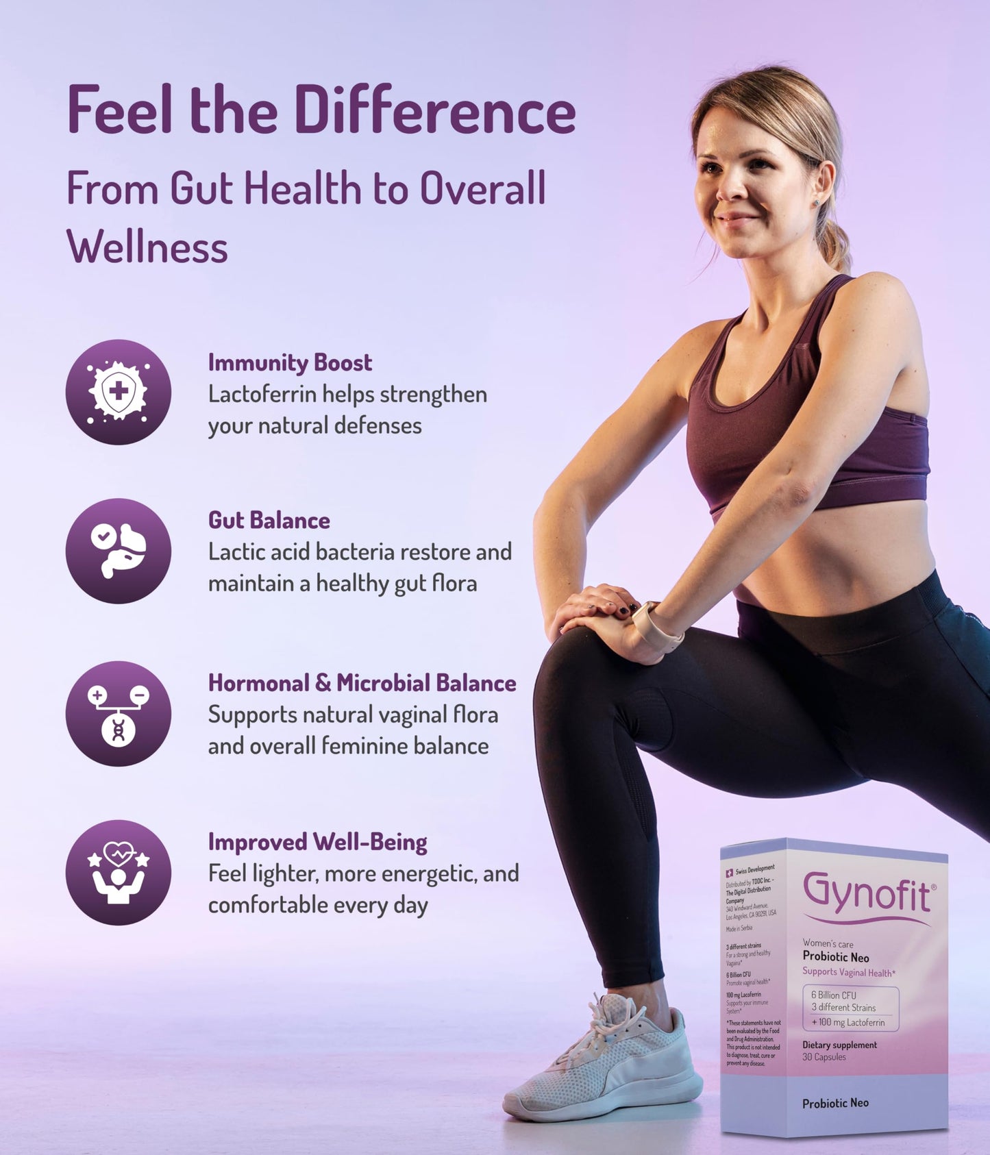 Gynofit Probiotic Neo Veggie Capsules, 30 Capsules