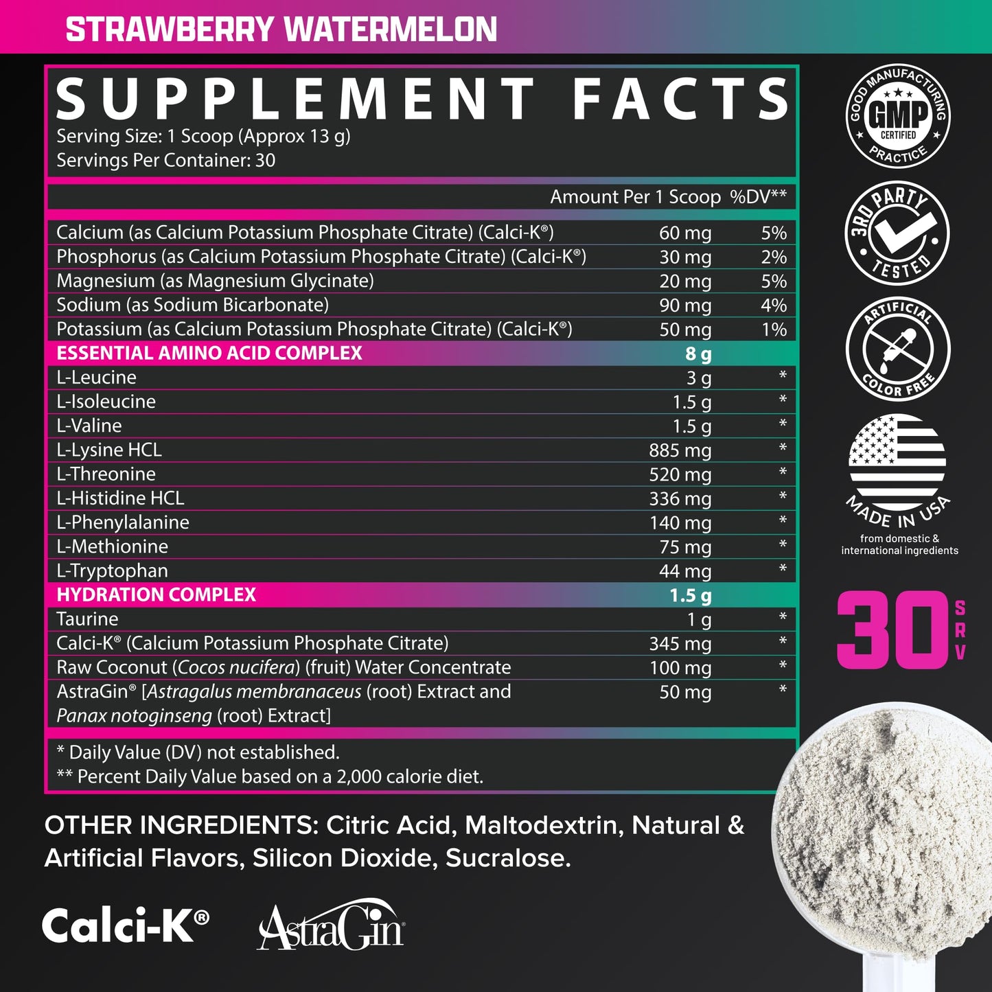 Nutrex Research EAA Hydration Powder 13.75 Ounce