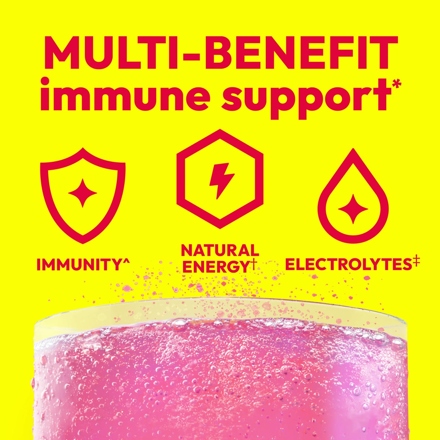 Emergen-C 1000mg Vitamin C Immune Support Powder Raspberry, 9.6 oz