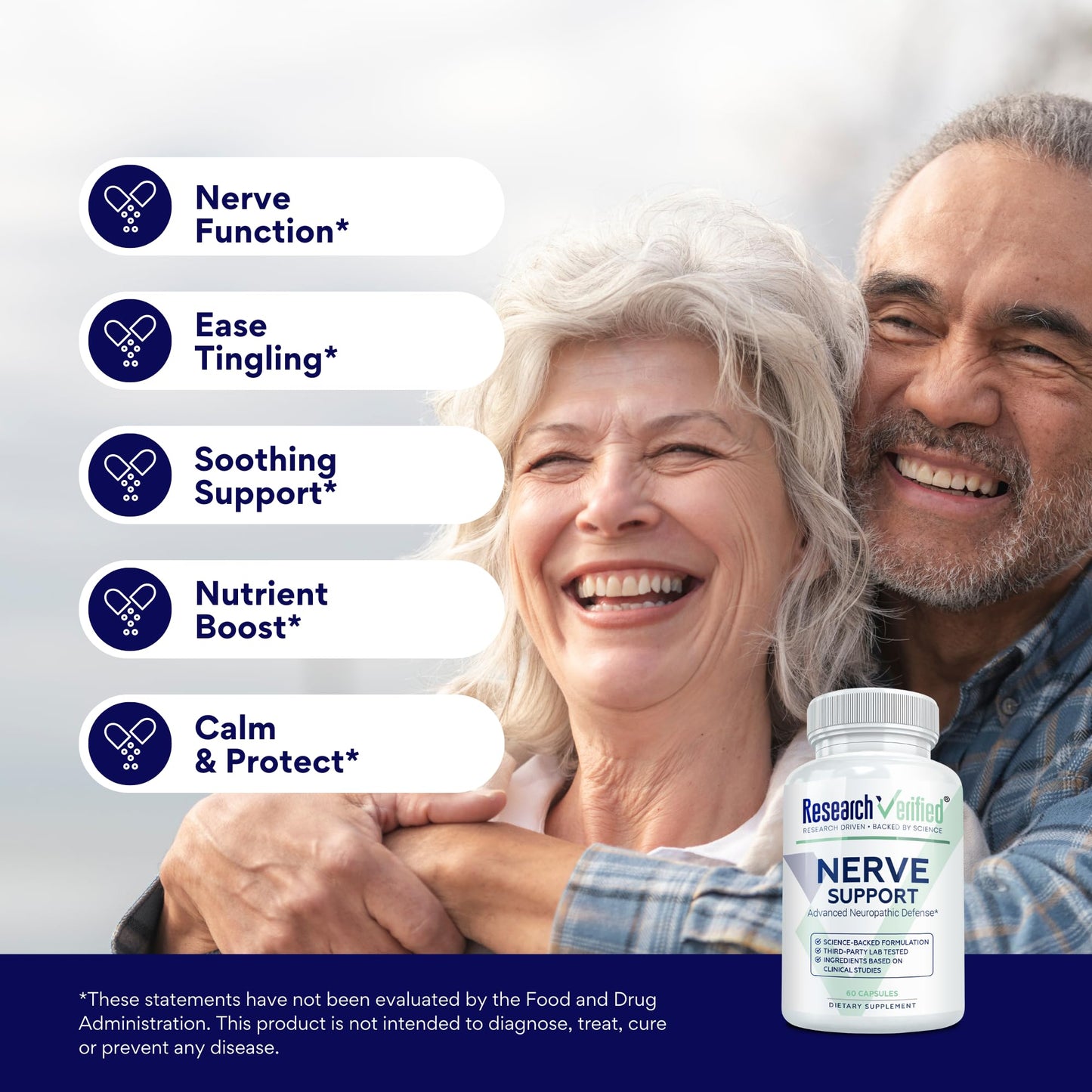 Research Verified Nerve Supplement 360 Capsules