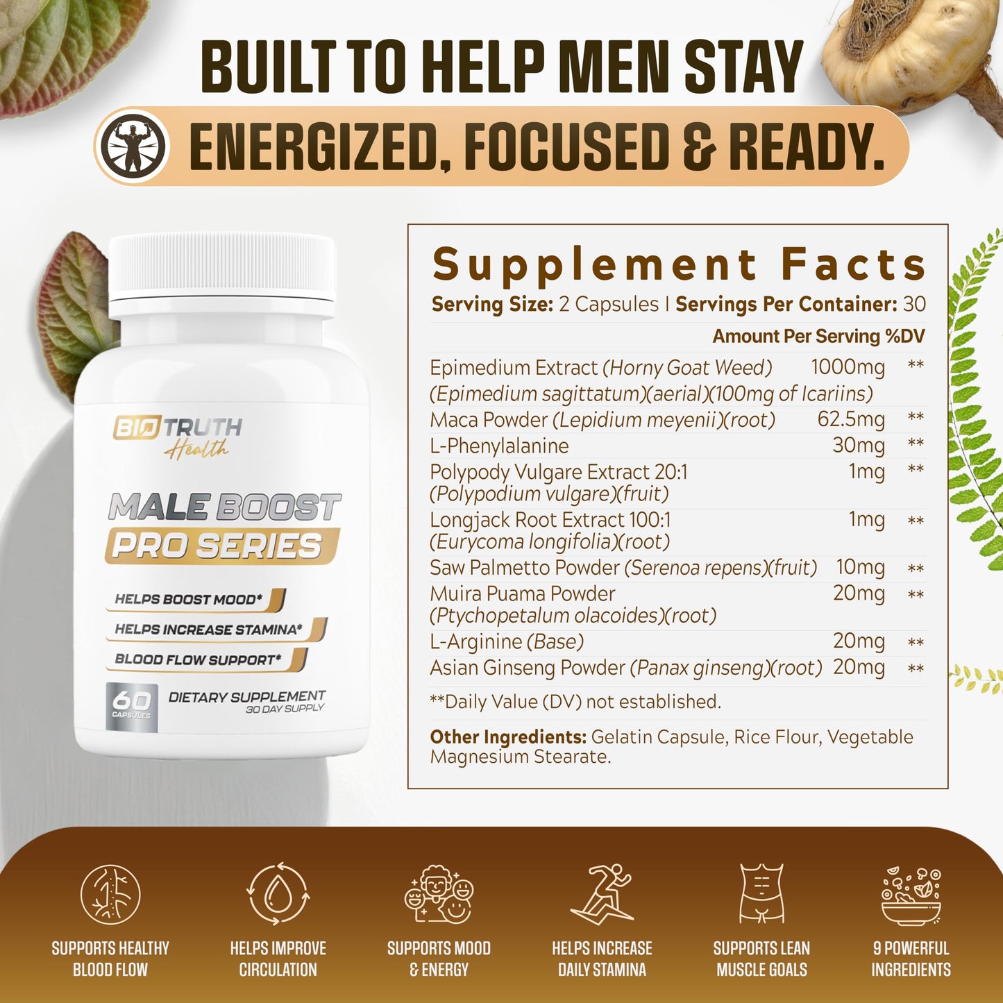 Nutrimend IQ Male Boost PRO Series Capsule, 60 Capsules