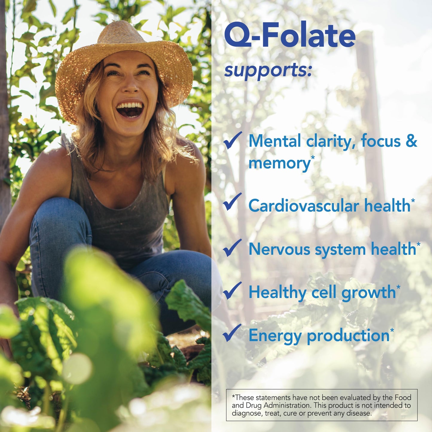Patient One Q-Folate 800mcg with Quatrefolic 5-MTHF Folate Capsule, 60 Count