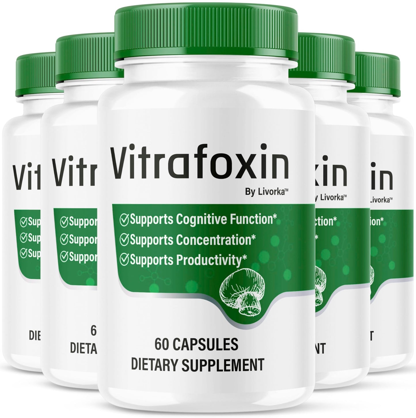 LIVORKA Vitrafoxin Capsules Formula, 300 Capsules