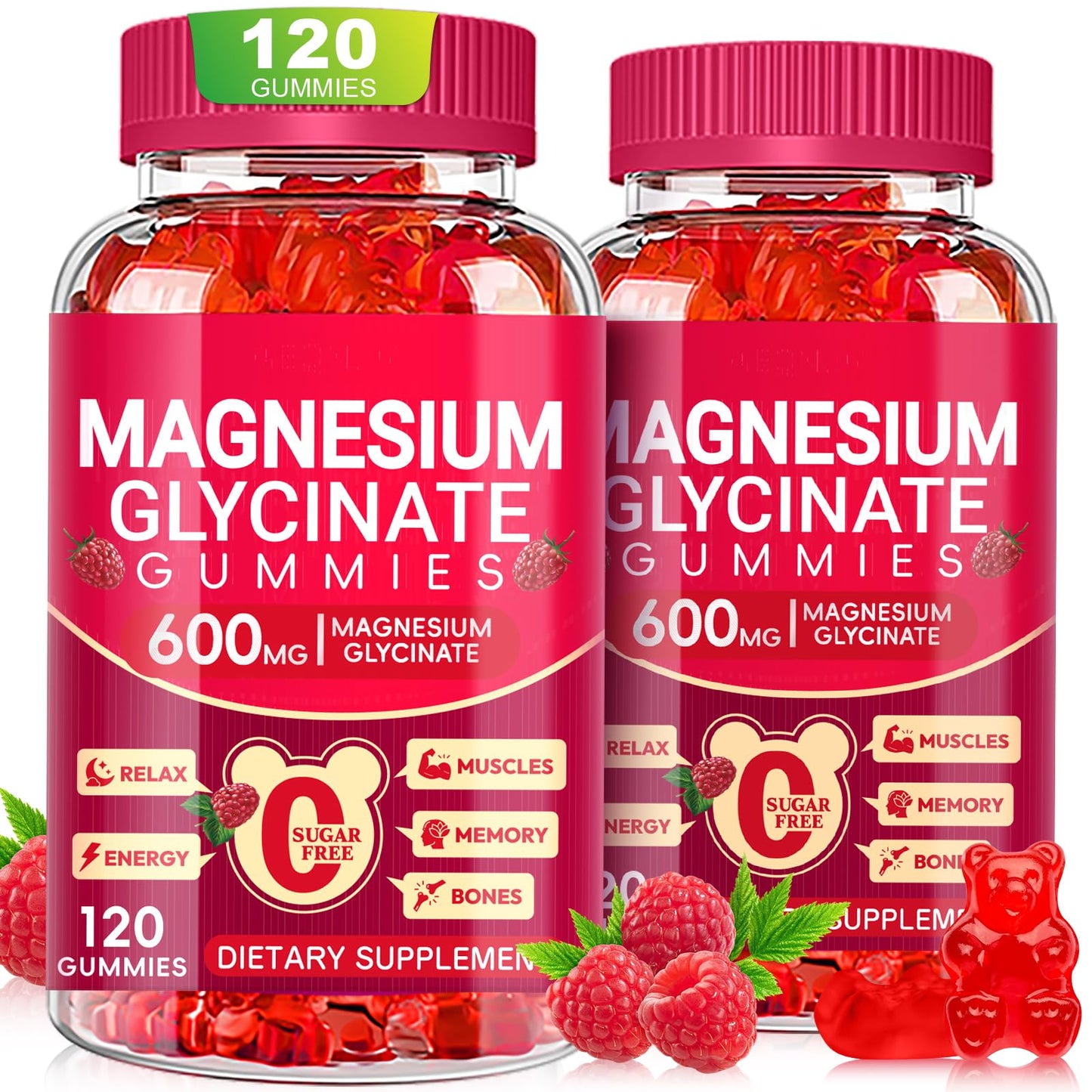 Cytona Magnesium Glycinate Gummies 600mg, 240 Gummies