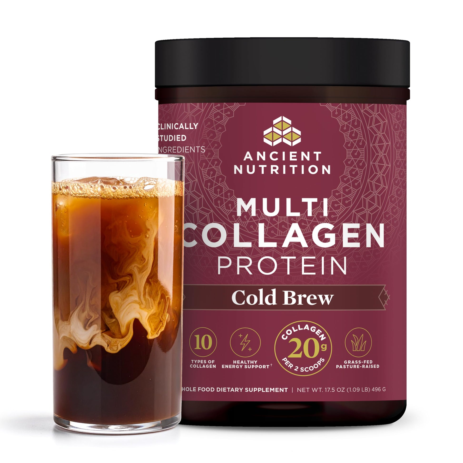 Ancient Nutrition Hydrolyzed Collagen Peptides Powder 17.5 oz