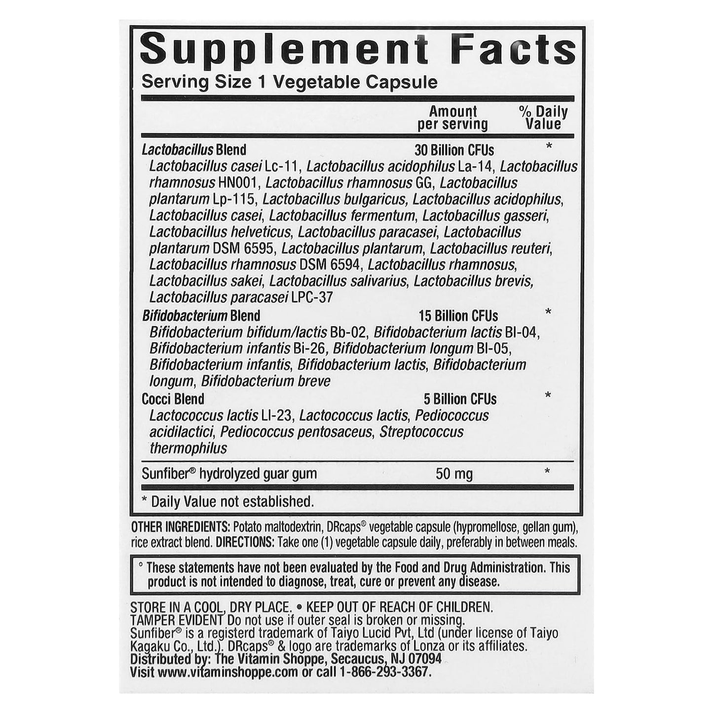 ProBioCare Probiotic for Women, 50 Billion CFUs with Prebiotic, 30 Capsules