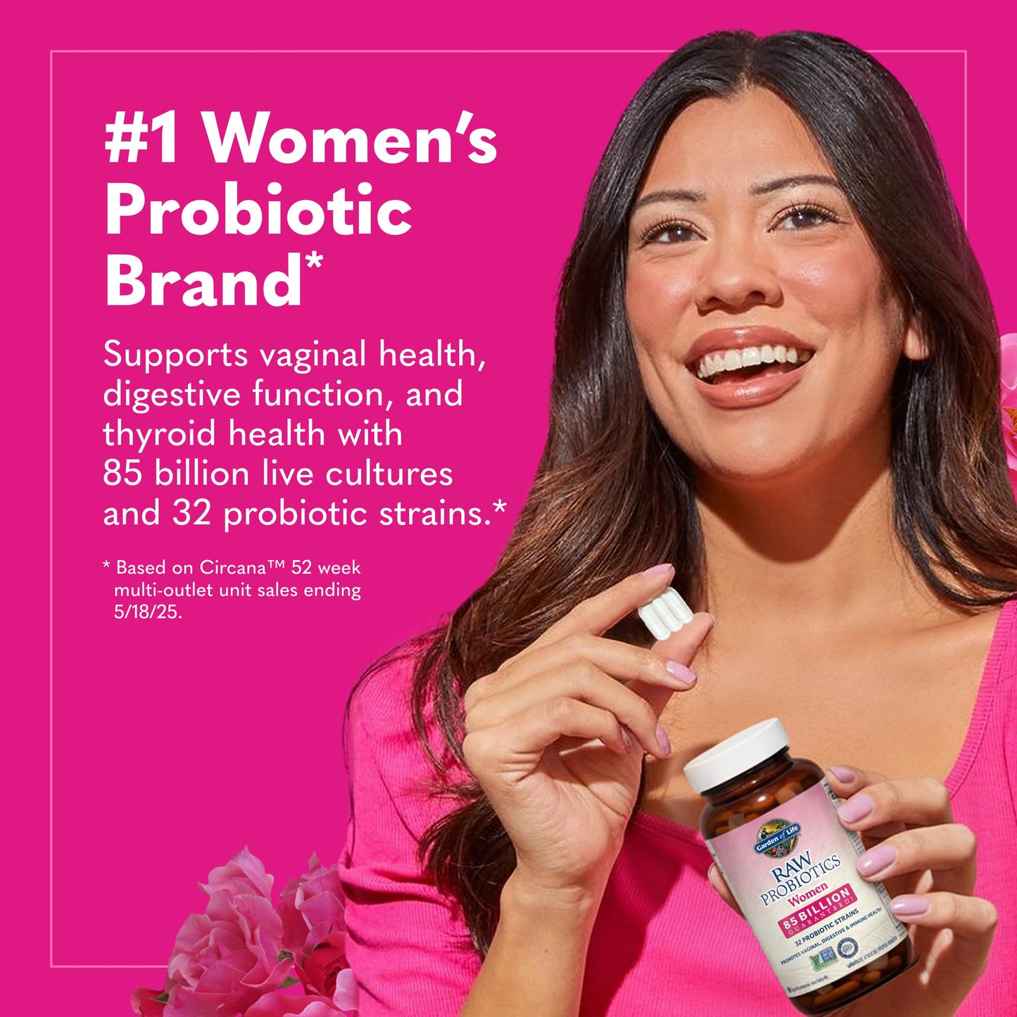 Garden of Life Raw Probiotics Women 32 Strains, 90 Vegetarian Capsules