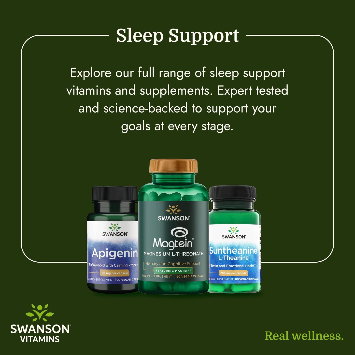 Swanson Apigenin Bioflavonoid Supplement Capsules 180 Count