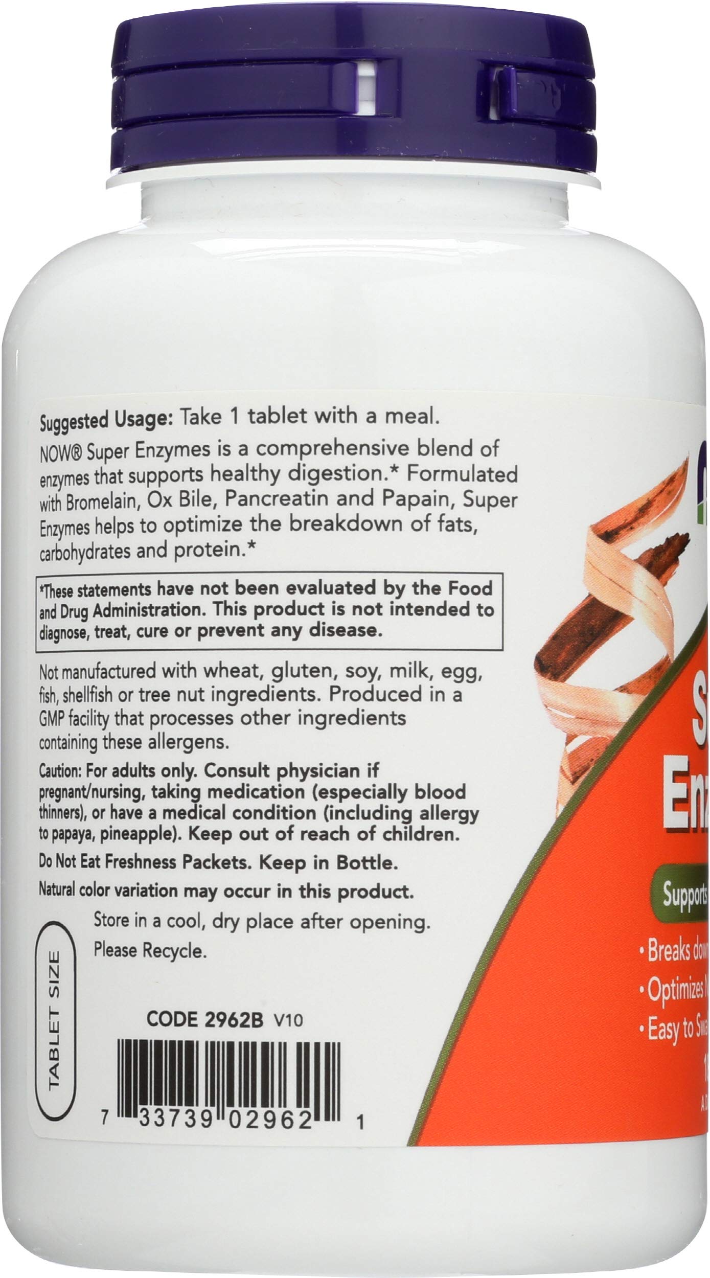 NOW Foods Super Enzymes 180 Tablets