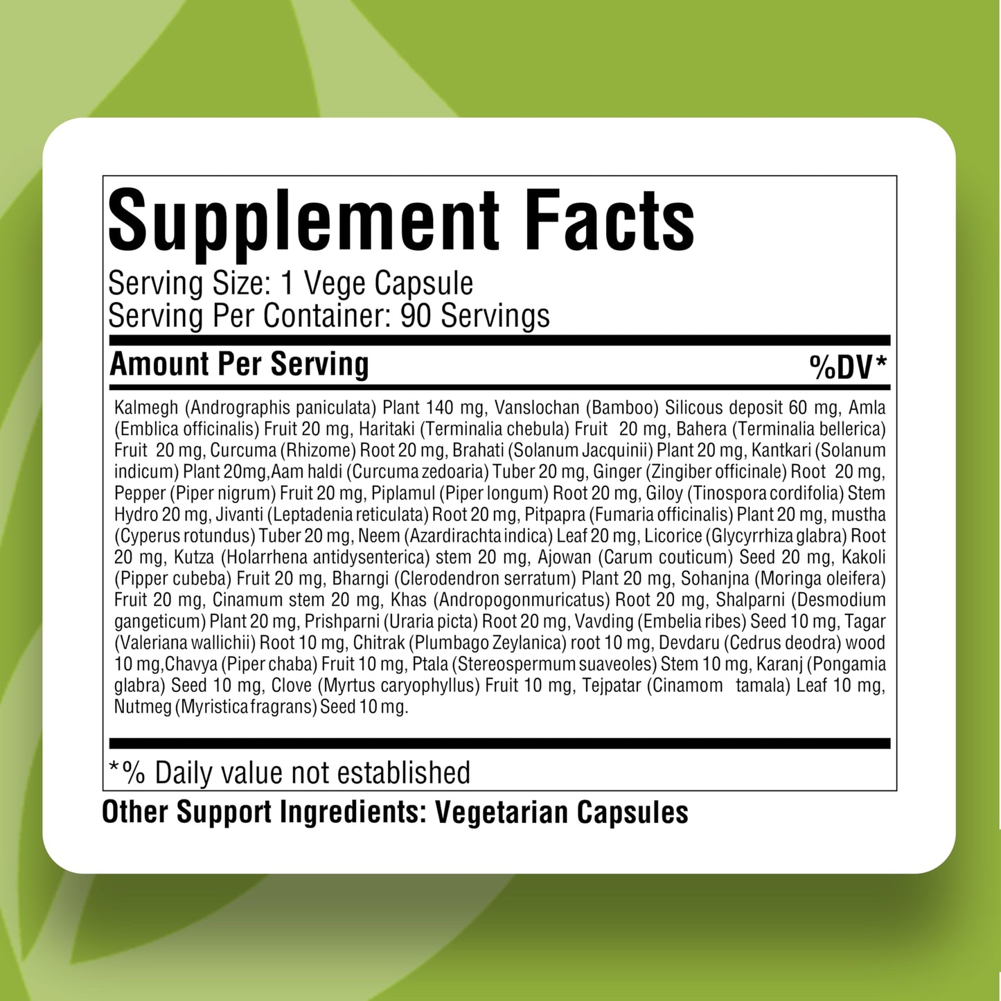 Herbsforever Mahasudarshan 90 Veg Capsules