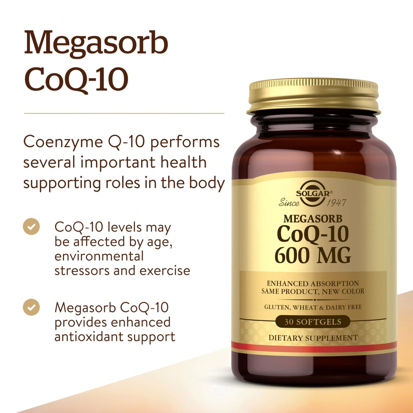 Solgar Megasorb CoQ-10 600 mg Softgels 30