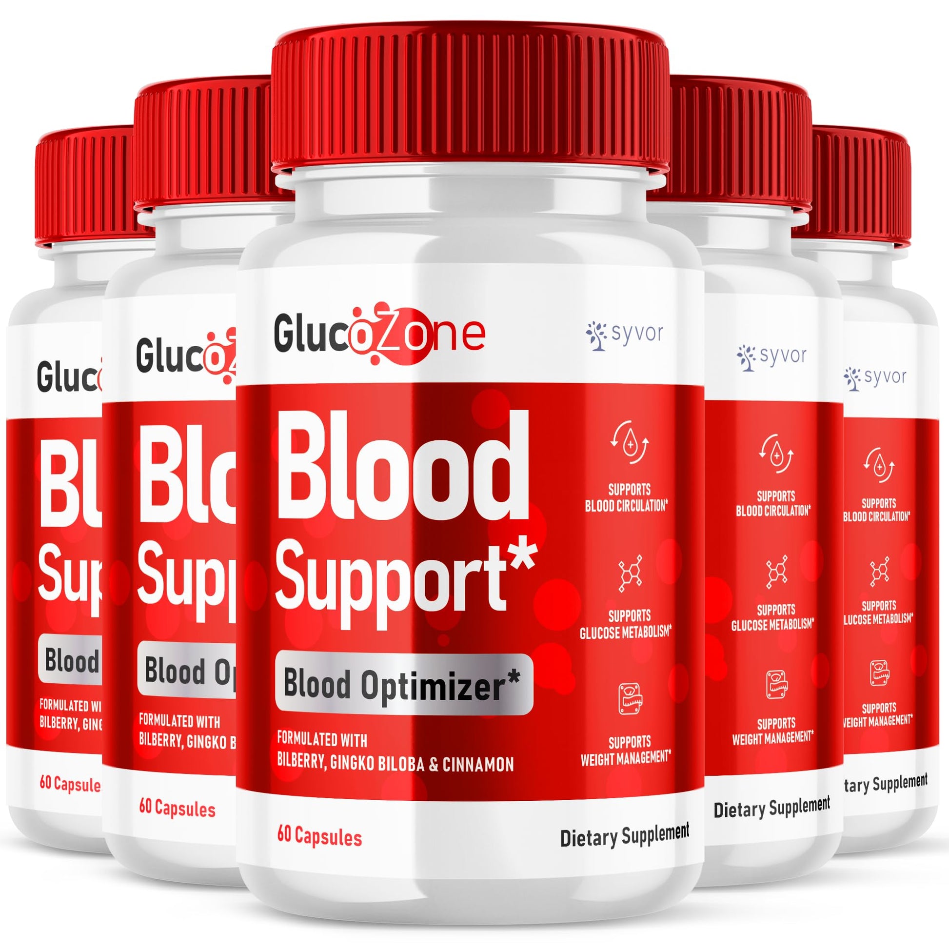 Syvor GlucoZone Blood Support Capsules 300 Capsules