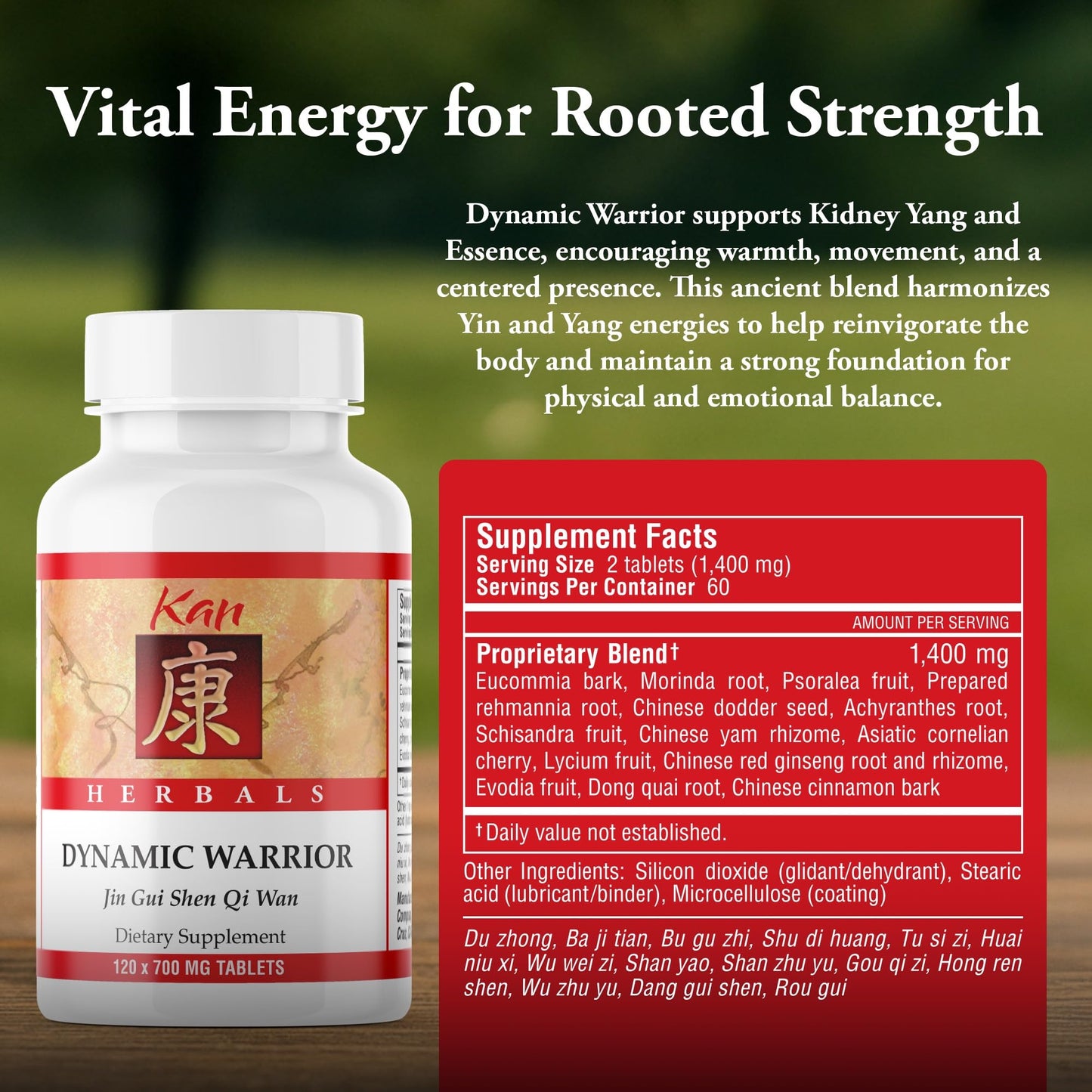 Kan Herbs Dynamic Warrior Tablet, 120