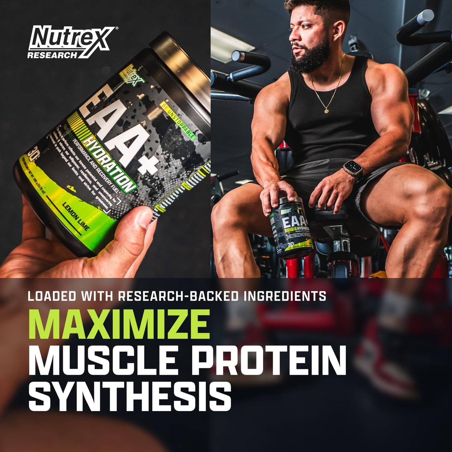 Nutrex Research EAA Hydration Powder, 13.75 Ounce