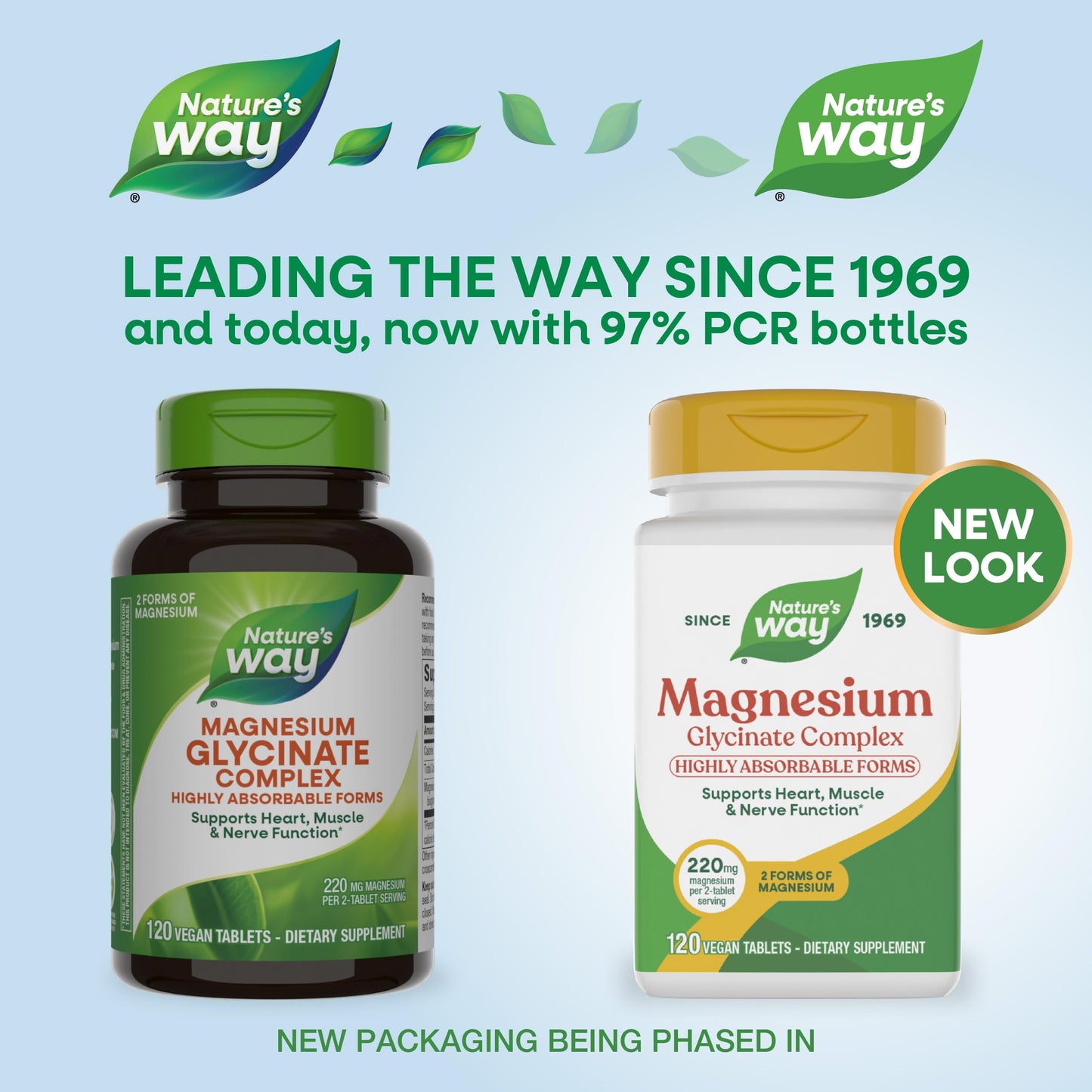 Nature's Way Magnesium Glycinate Complex, 120 Capsules