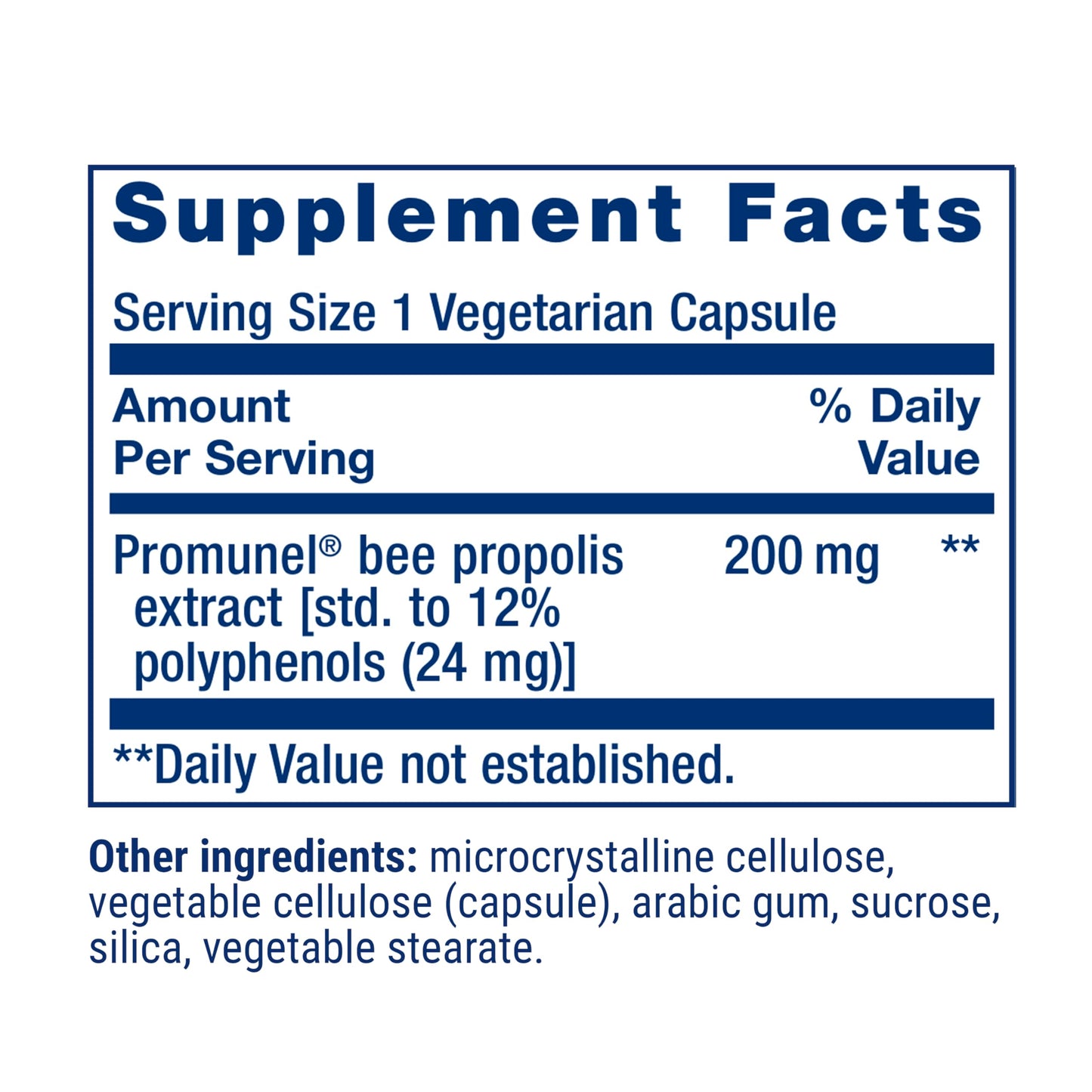 Life Extension Bee Immune Propolis Capsules 60 Count