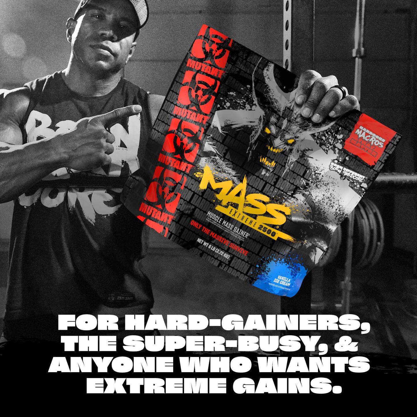 Mutant Mass Extreme Gainer Protein Powder, 96 Servings