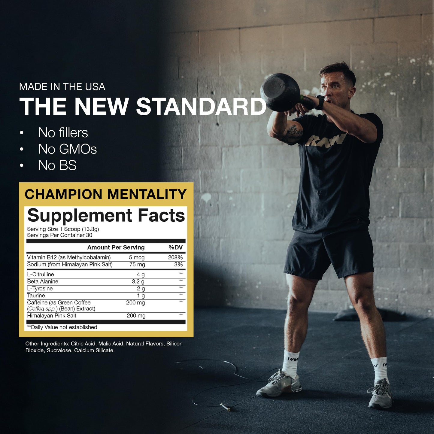 RAW Essential Pre-Workout Powder 17.6