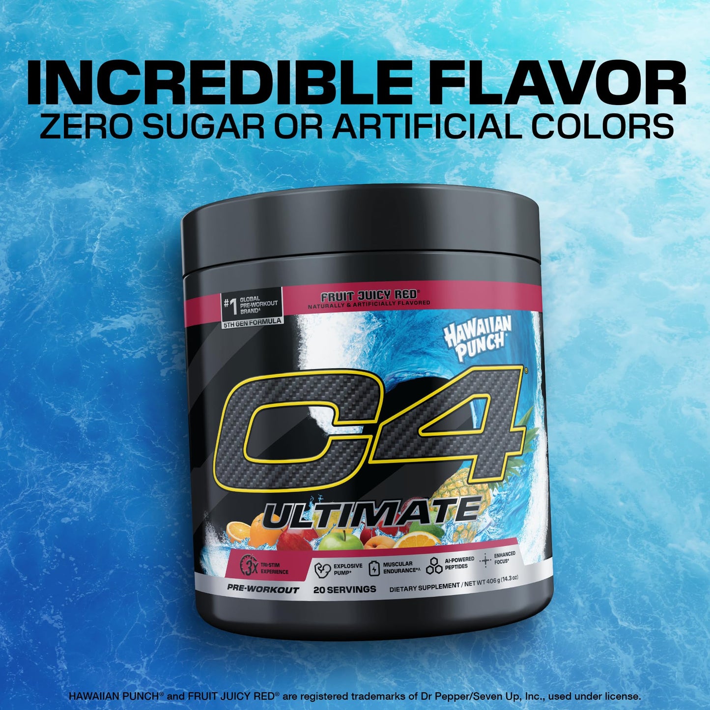 C4 Ultimate Pre Workout Powder 14.3 Ounce