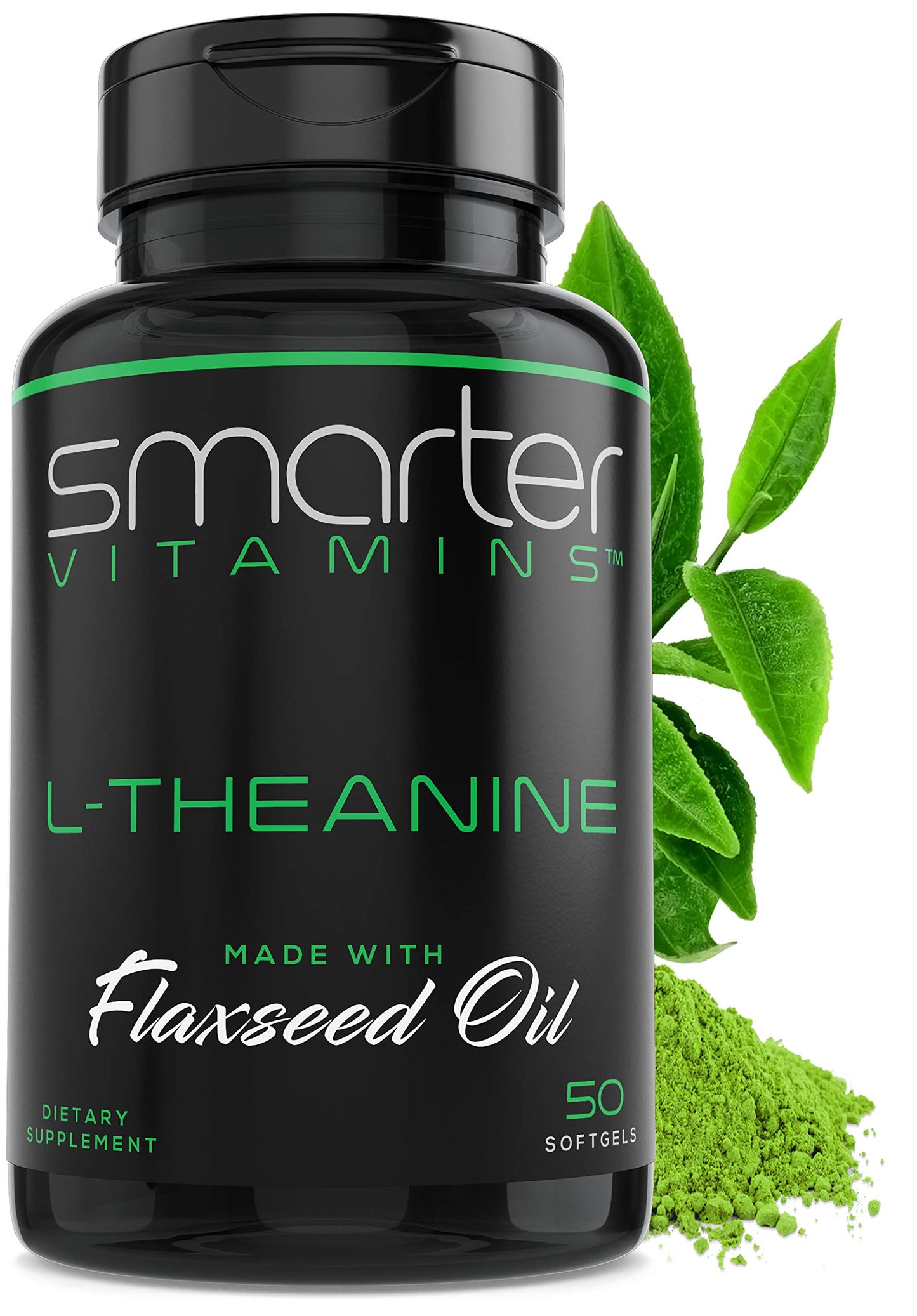 SmarterVitamins L-Theanine 250mg Softgels, 50 Count