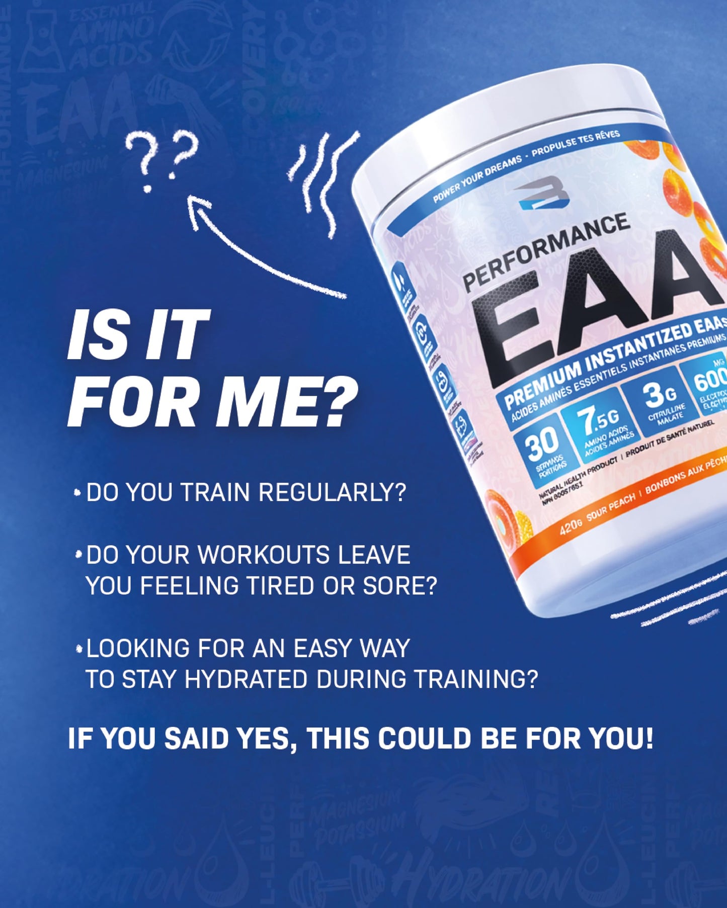 Believe Supplements Performance EAA - Essential Amino Acids Formula Powder 13.76 Ounce