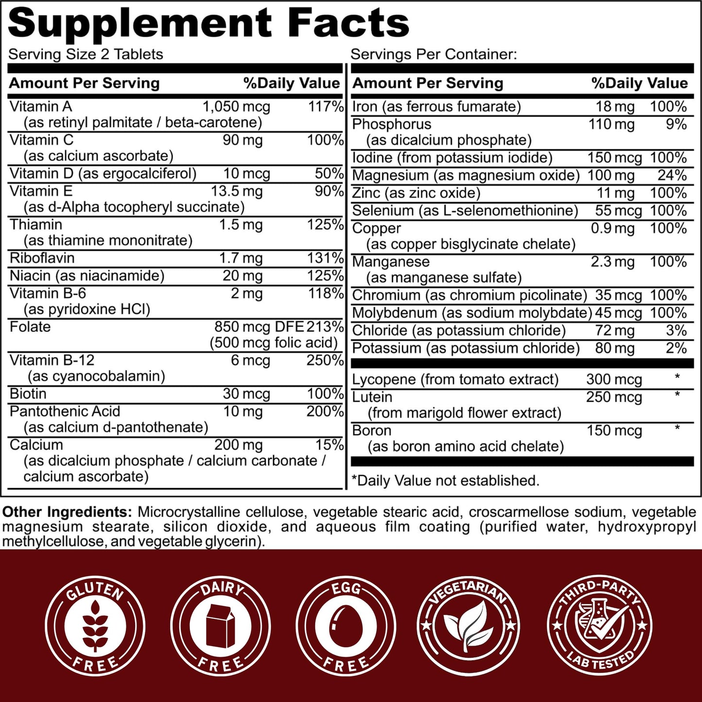 Zaytun Vitamins Halal Multivitamin Tablets, 90 Tablets