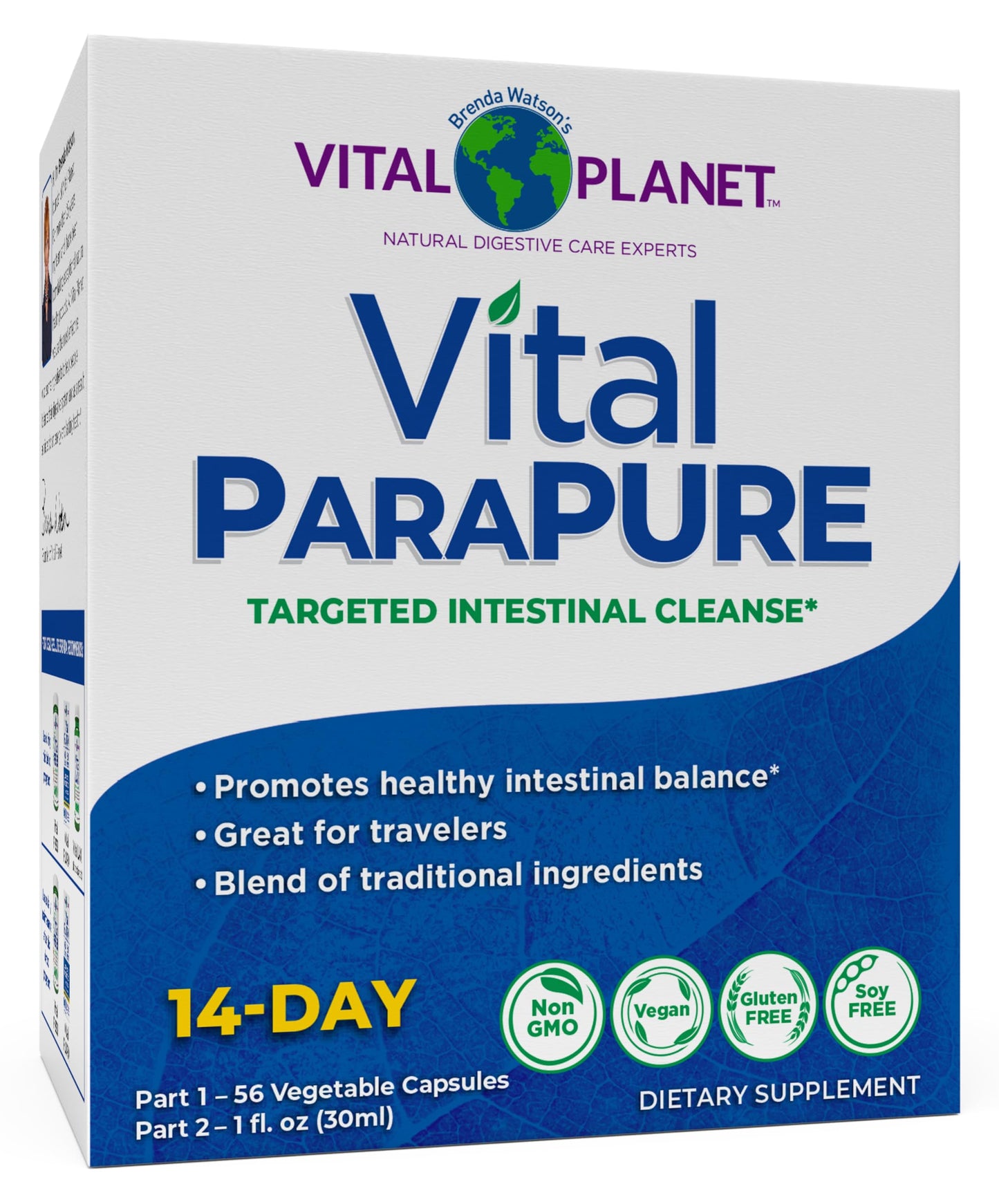 Vital Planet Vital ParaPure Intestinal Cleanse Capsules, 56 Count