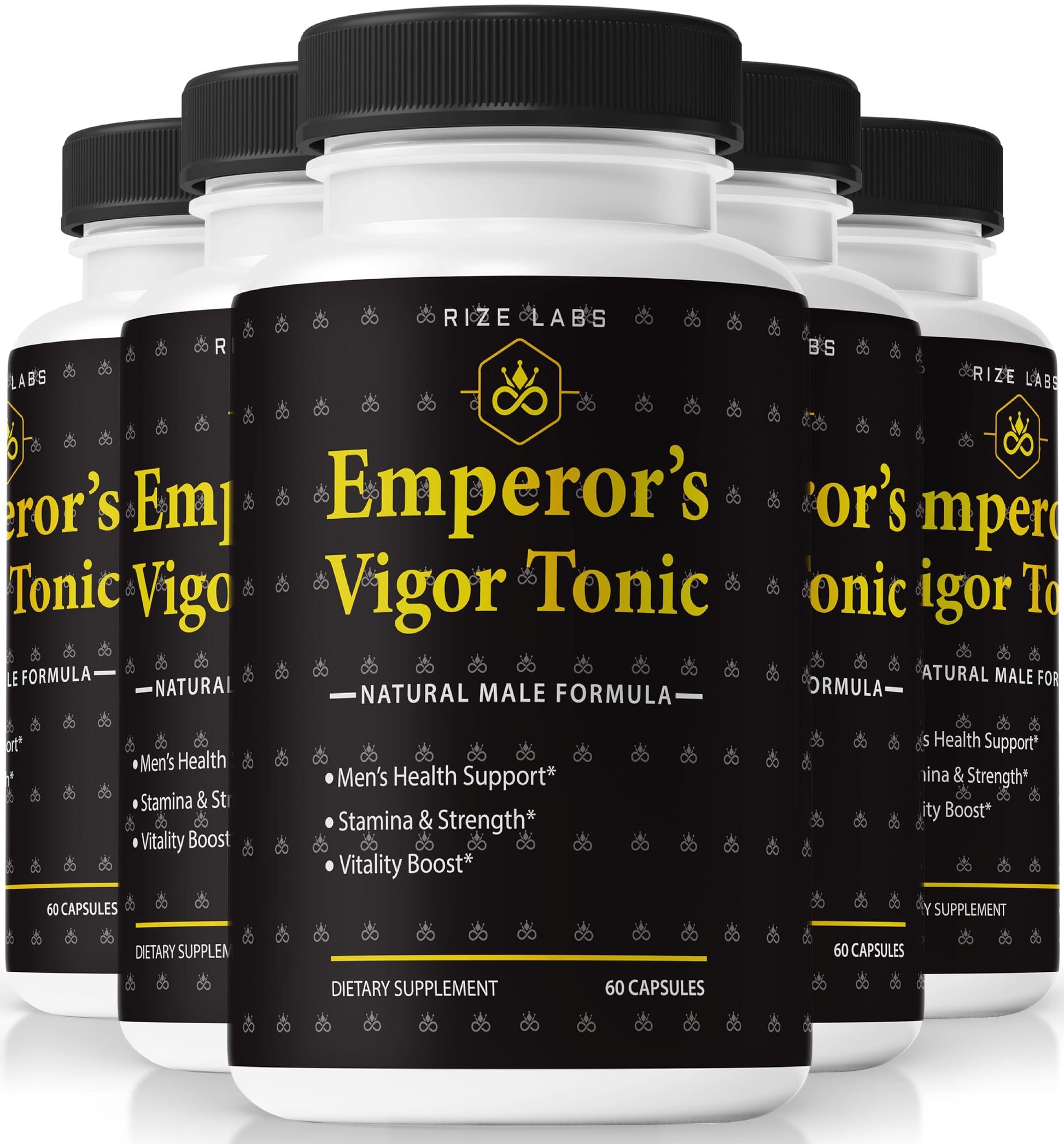 Rize Labs Emperor's Vigor Tonic for Men Capsule, 300 Capsules