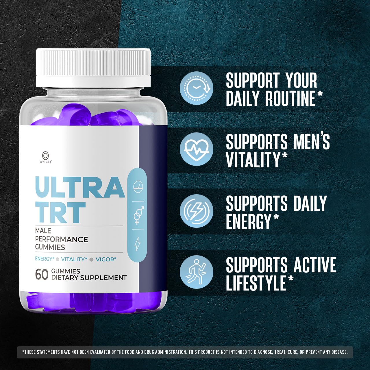 OVICIA Ultra TRT Gummies 180 Gummies