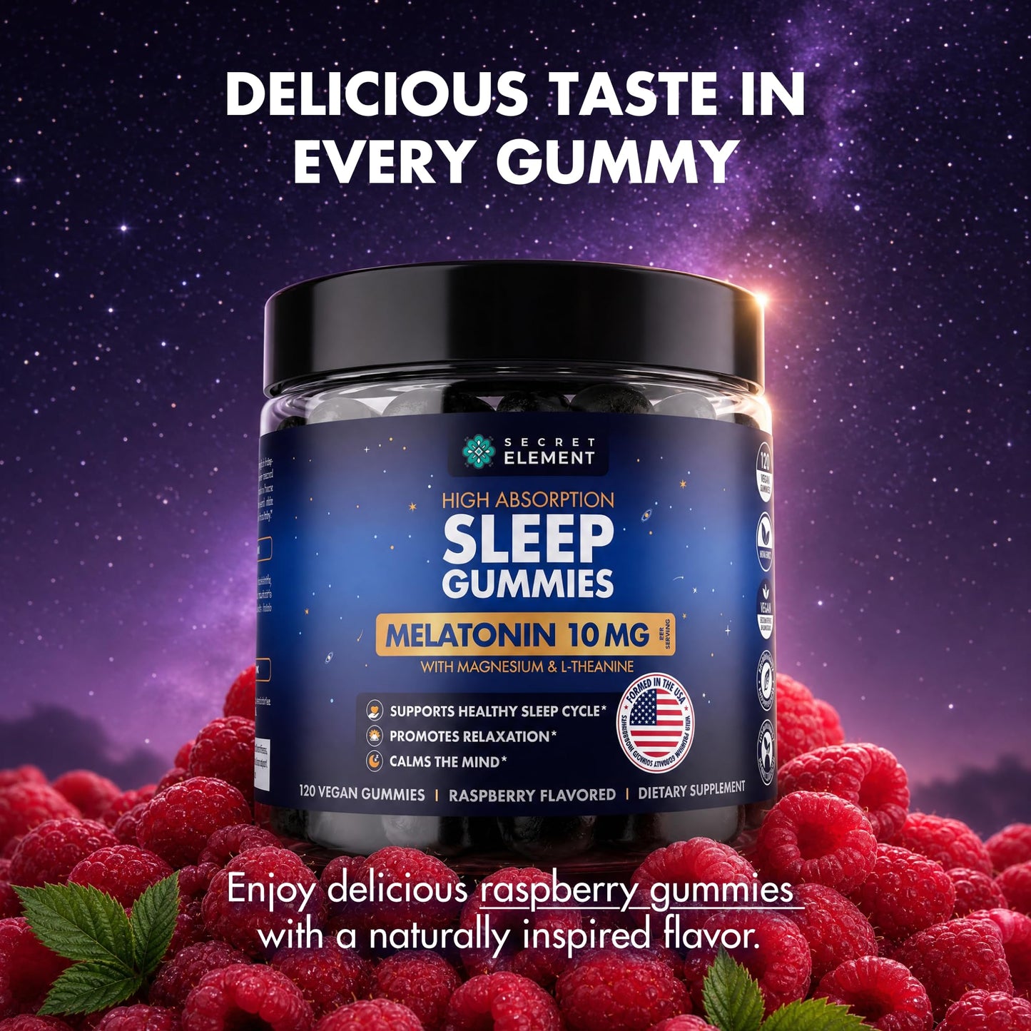 Secret Element Sleep Gummies 120 Gummies