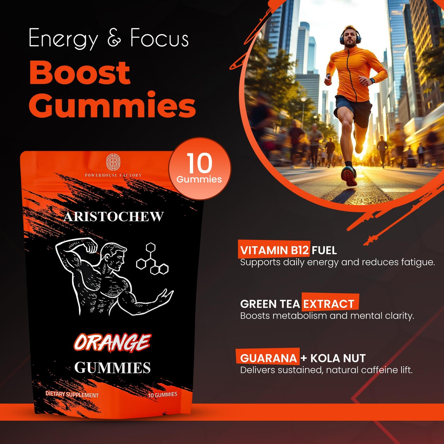 POWERHOUSE FACTORY Aristochew Multivitamins Gummy, 10 Count