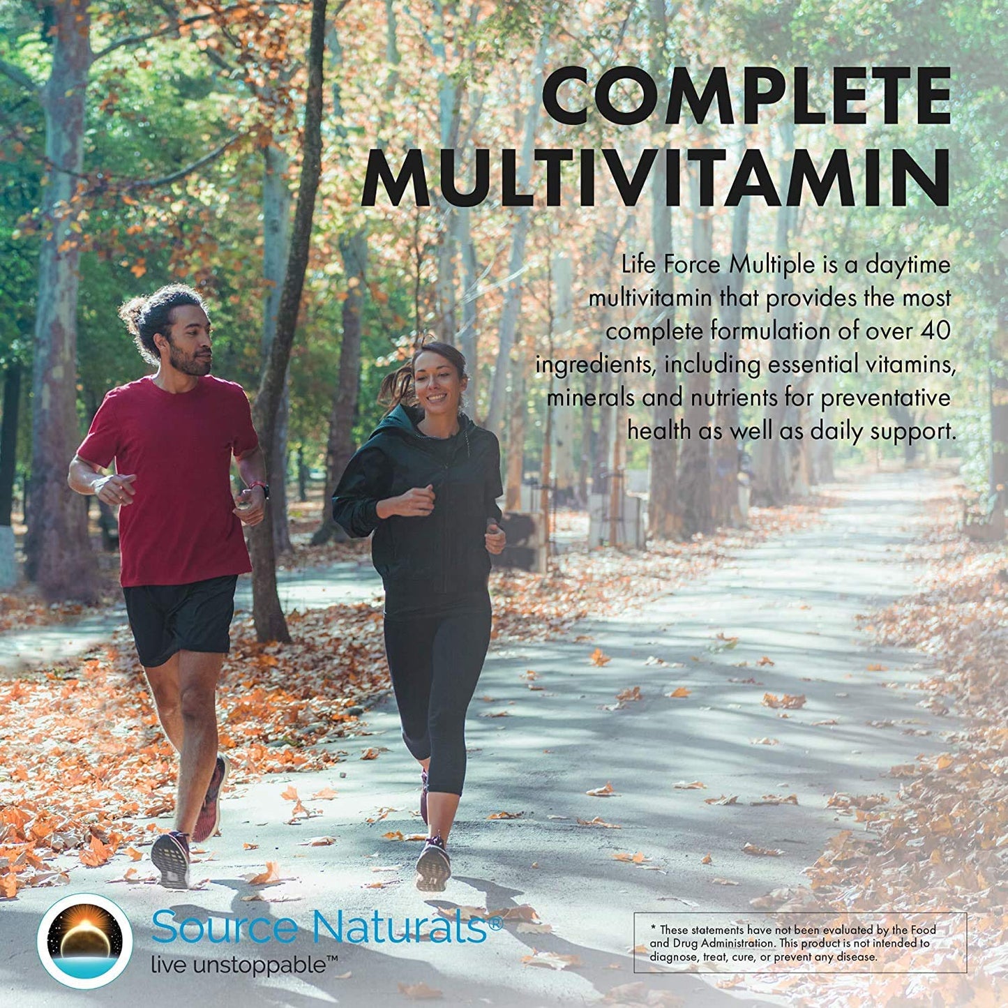 Source Naturals Life Force Multiple No Iron Energy Activator Complete Bio-Aligned Daily Vitamin Tablet 90 Count