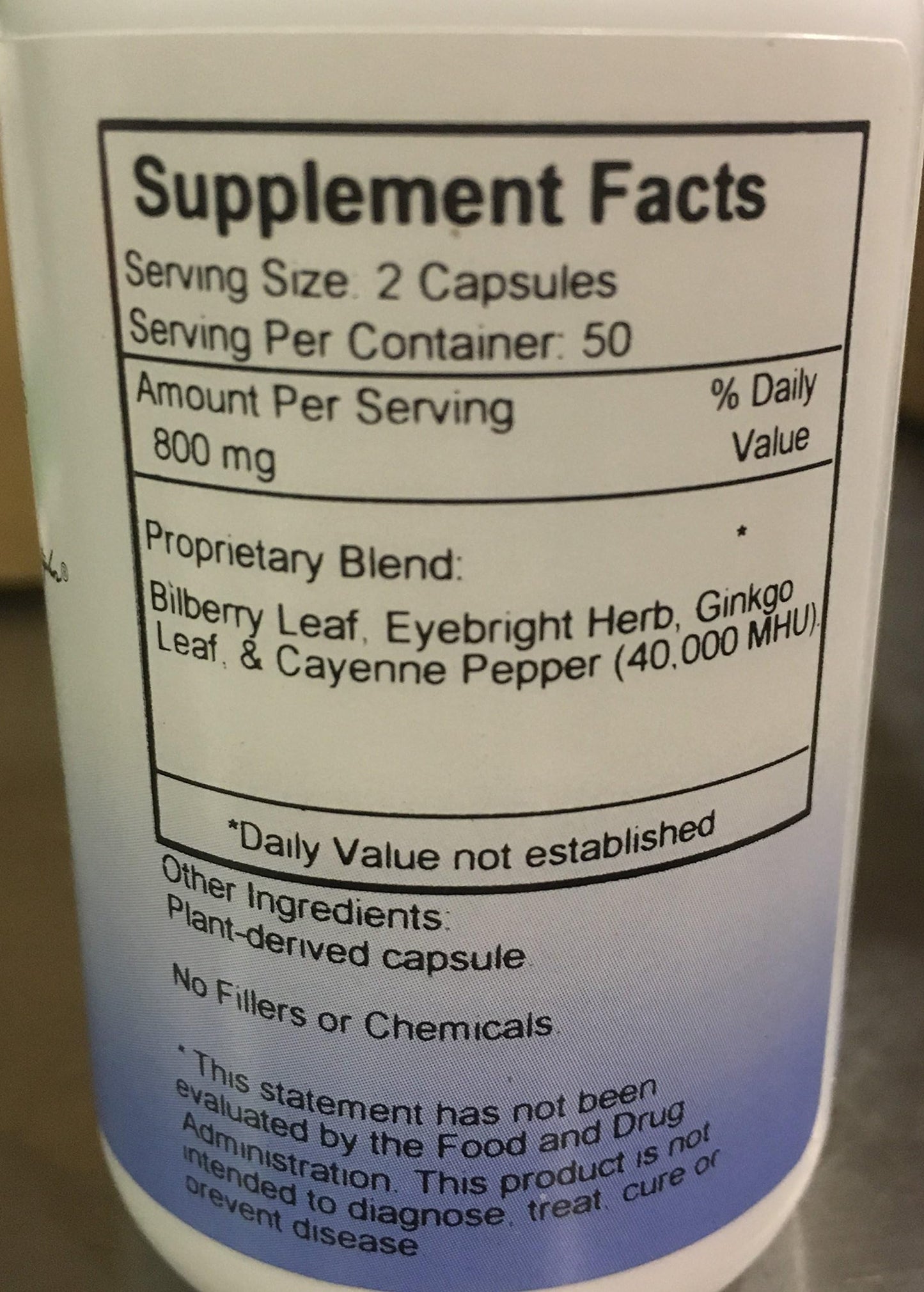 Christopher's Original Formulas Bilberry Eye 435 mg Capsules, 100 Count