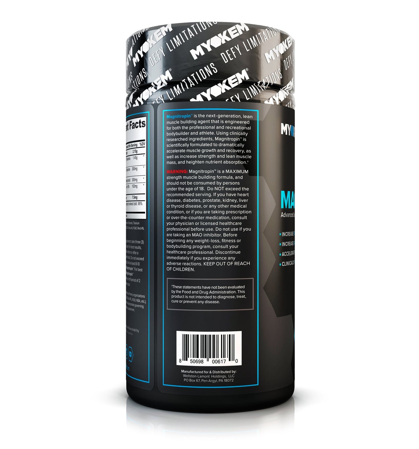 MYOKEM Magnitropin Advanced Lean Muscle Complex Capsule 168 Capsules