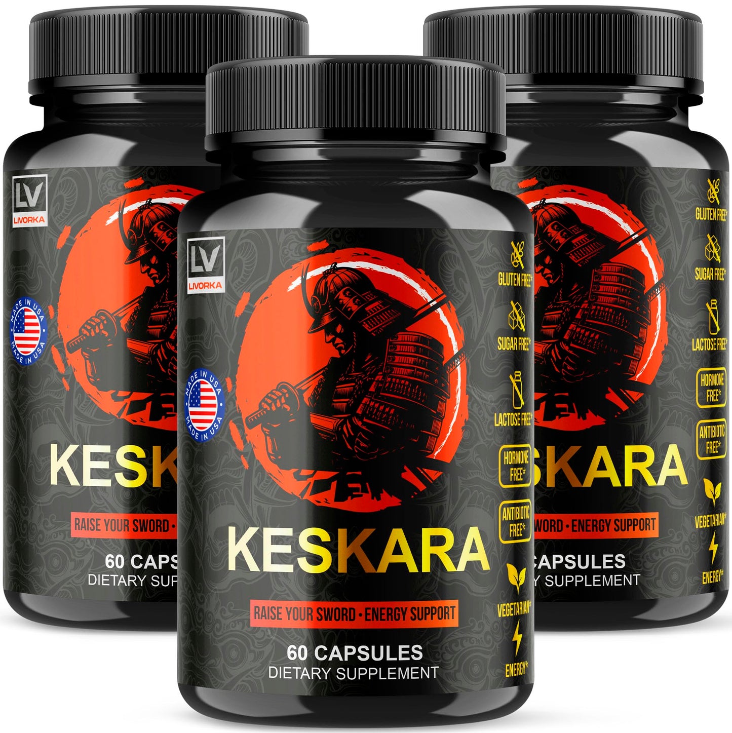 LIVORKA Keskara Capsules for Men, 180 Capsules