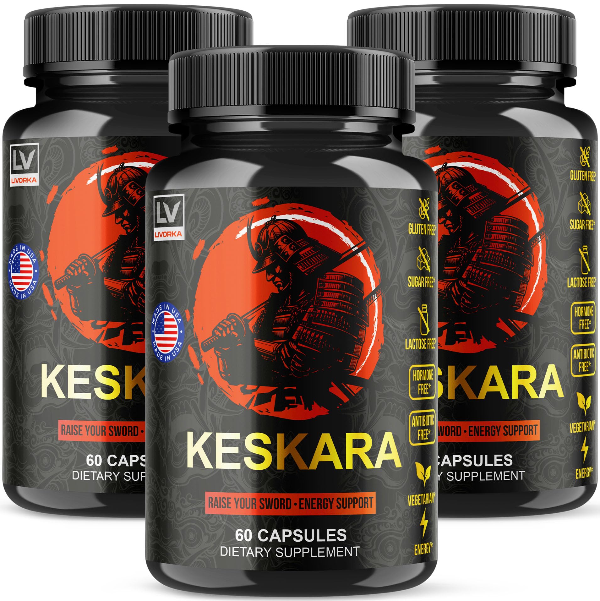 LIVORKA Keskara Capsules for Men, 180 Capsules