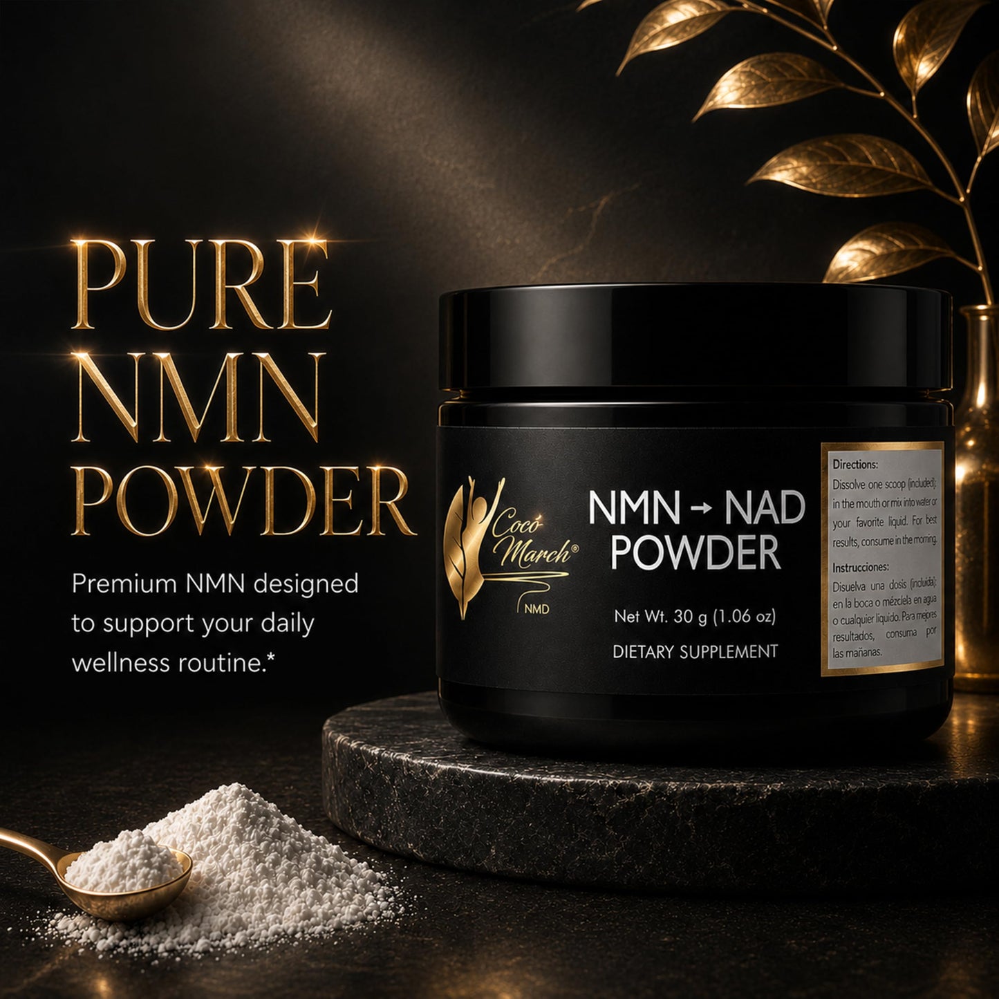 Cocó March N.M.D NMN Supplement Powder 1.06 oz