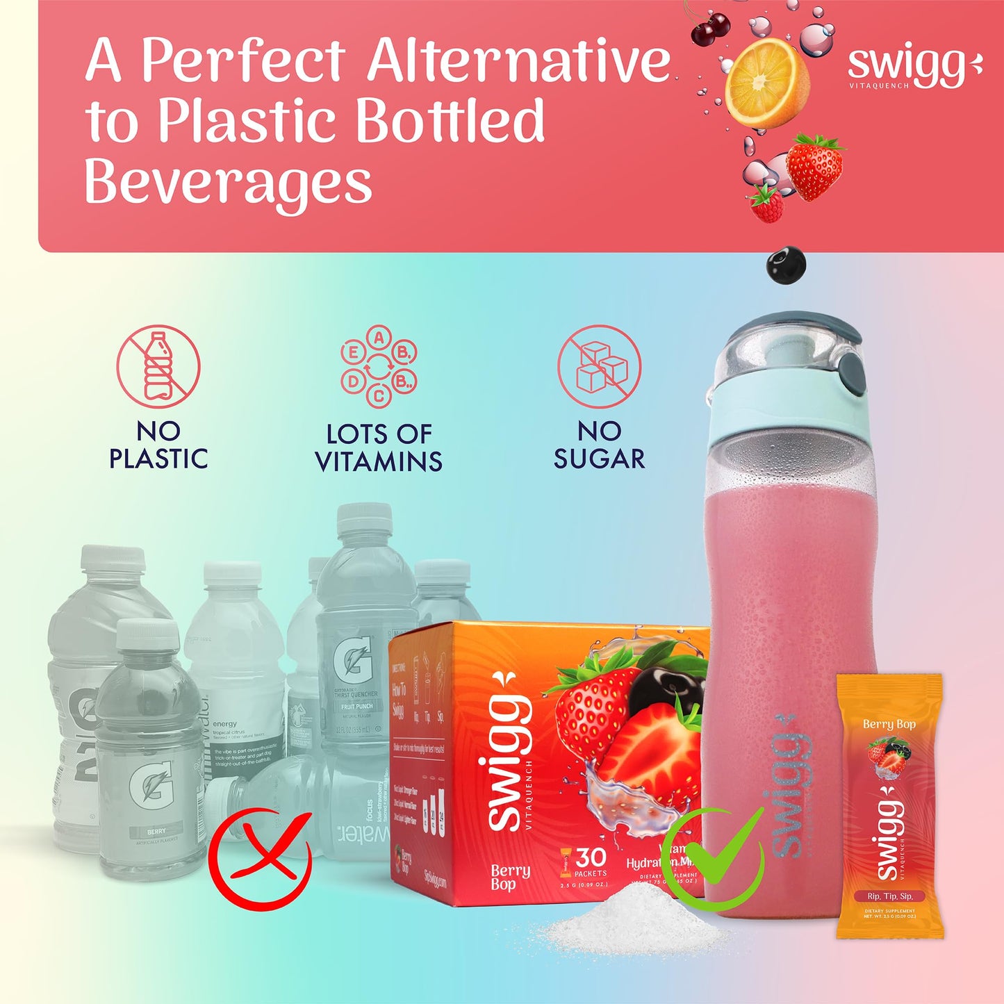 Swigg Electrolytes Powder Packets 300 Packets