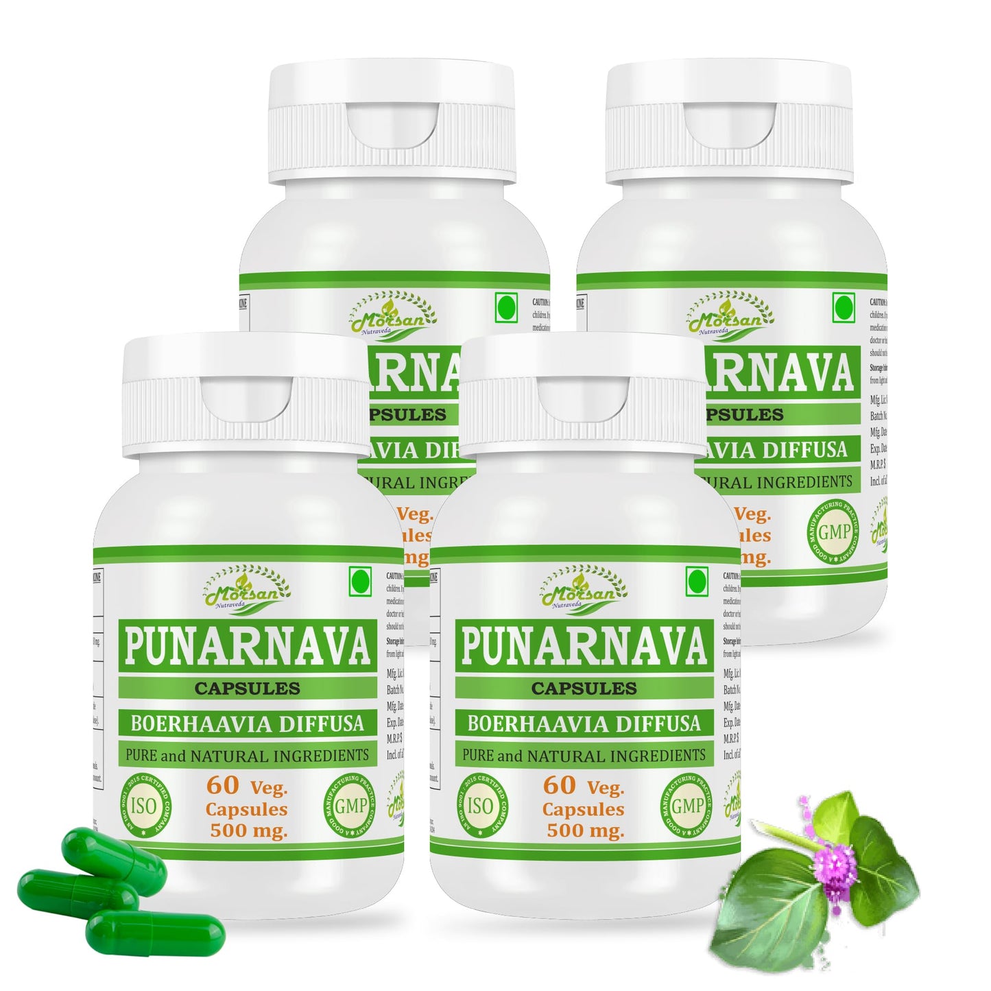 Morsan Nutraveda Punarnava Capsule 240 Count