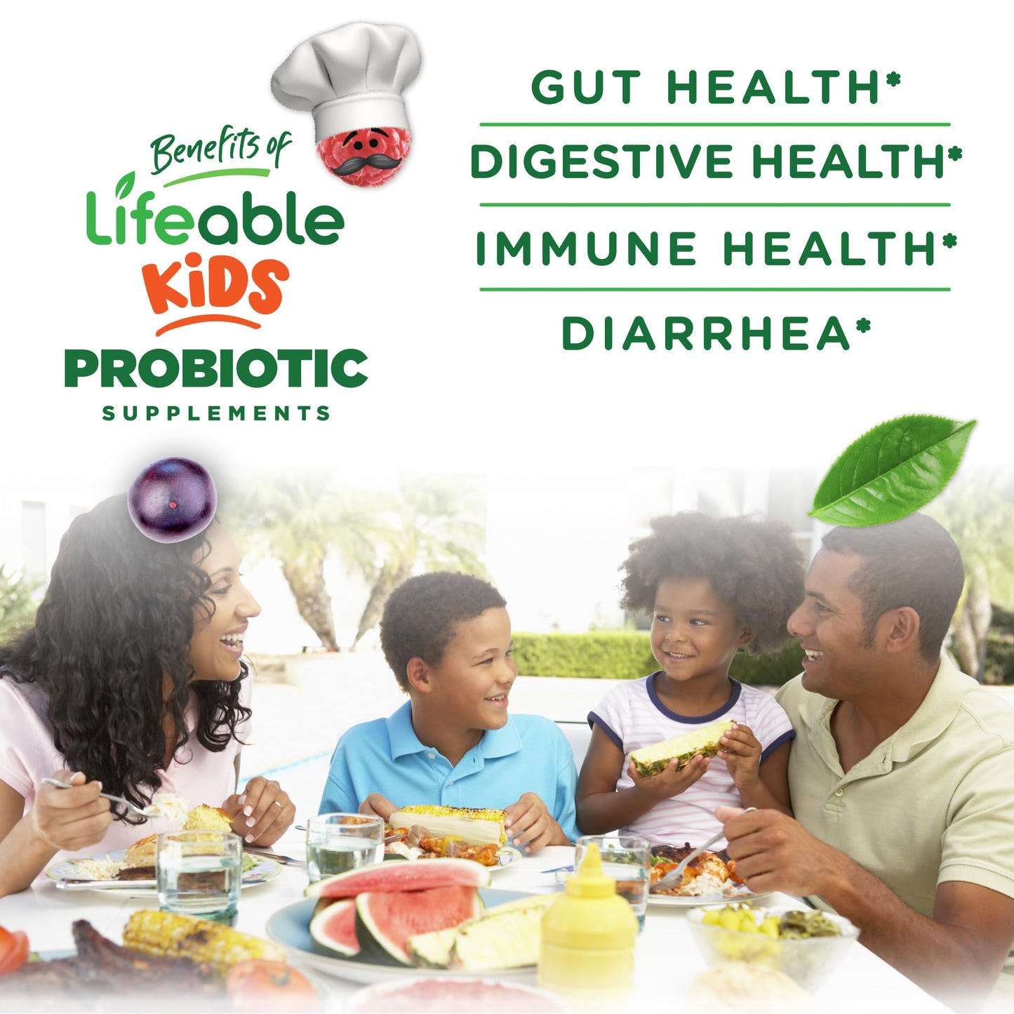 Lifeable Kids Probiotics Gummies 90 Count