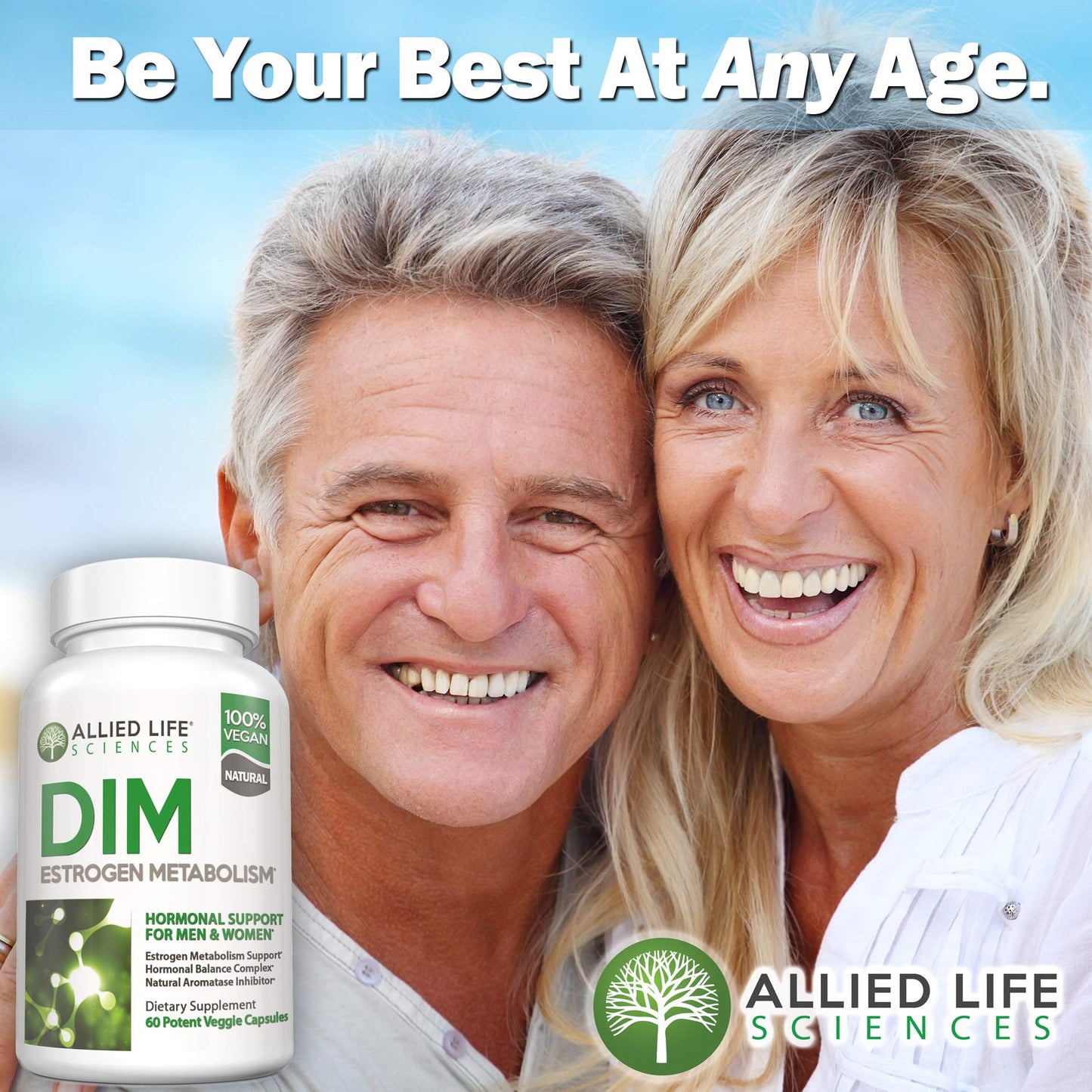 Allied Life Sciences DIM Diindolylmethane Plus Broccoli Seeds Extract Capsules, 60 Count